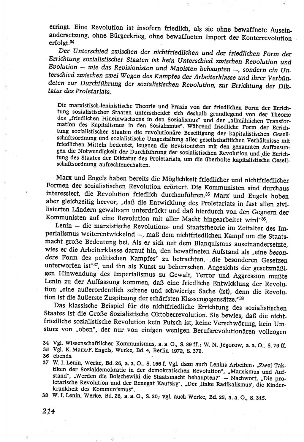 Marxistisch-leninistische (ML) Staats- und Rechtstheorie [Deutsche Demokratische Republik (DDR)], Lehrbuch 1980, Seite 214 (ML St.-R.-Th. DDR Lb. 1980, S. 214)