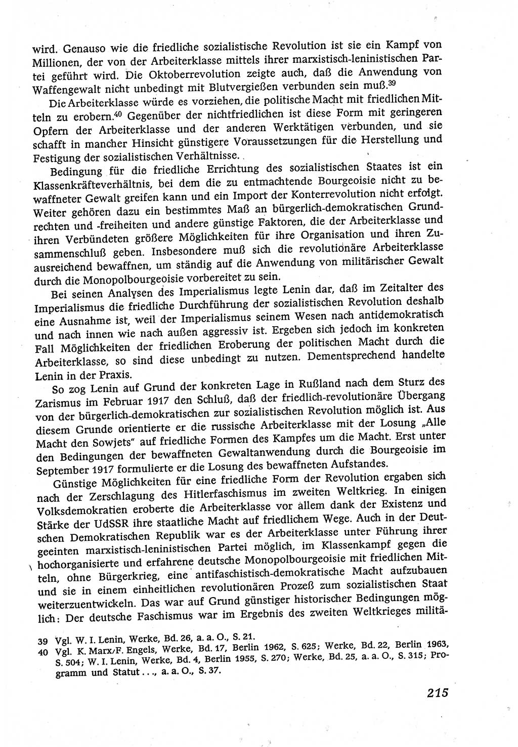 Marxistisch-leninistische (ML) Staats- und Rechtstheorie [Deutsche Demokratische Republik (DDR)], Lehrbuch 1980, Seite 215 (ML St.-R.-Th. DDR Lb. 1980, S. 215)