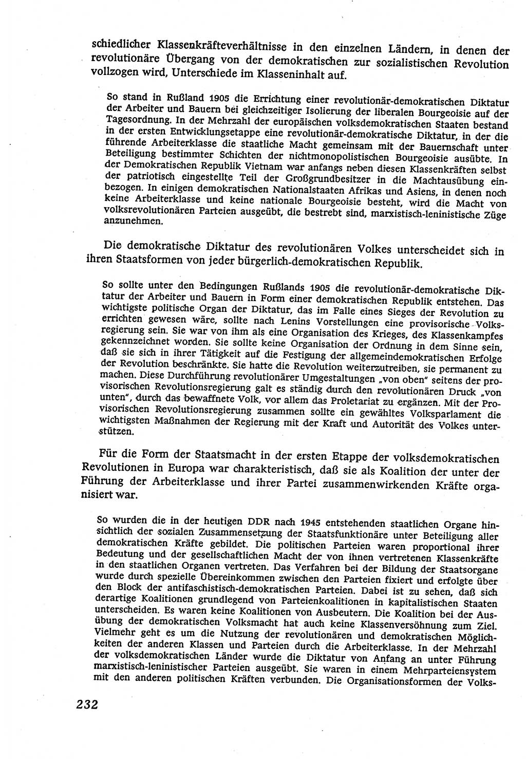 Marxistisch-leninistische (ML) Staats- und Rechtstheorie [Deutsche Demokratische Republik (DDR)], Lehrbuch 1980, Seite 232 (ML St.-R.-Th. DDR Lb. 1980, S. 232)