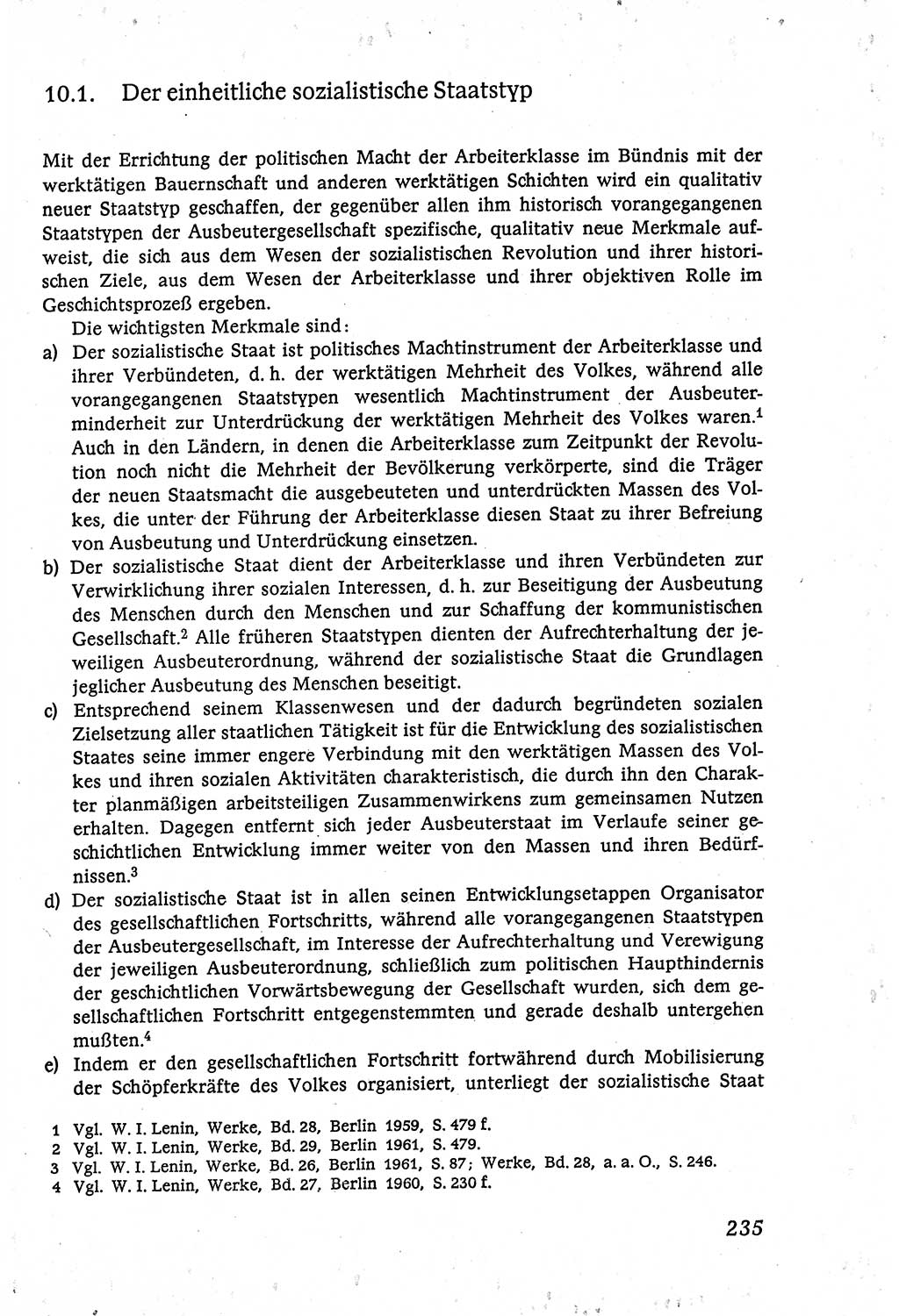 Marxistisch-leninistische (ML) Staats- und Rechtstheorie [Deutsche Demokratische Republik (DDR)], Lehrbuch 1980, Seite 235 (ML St.-R.-Th. DDR Lb. 1980, S. 235)