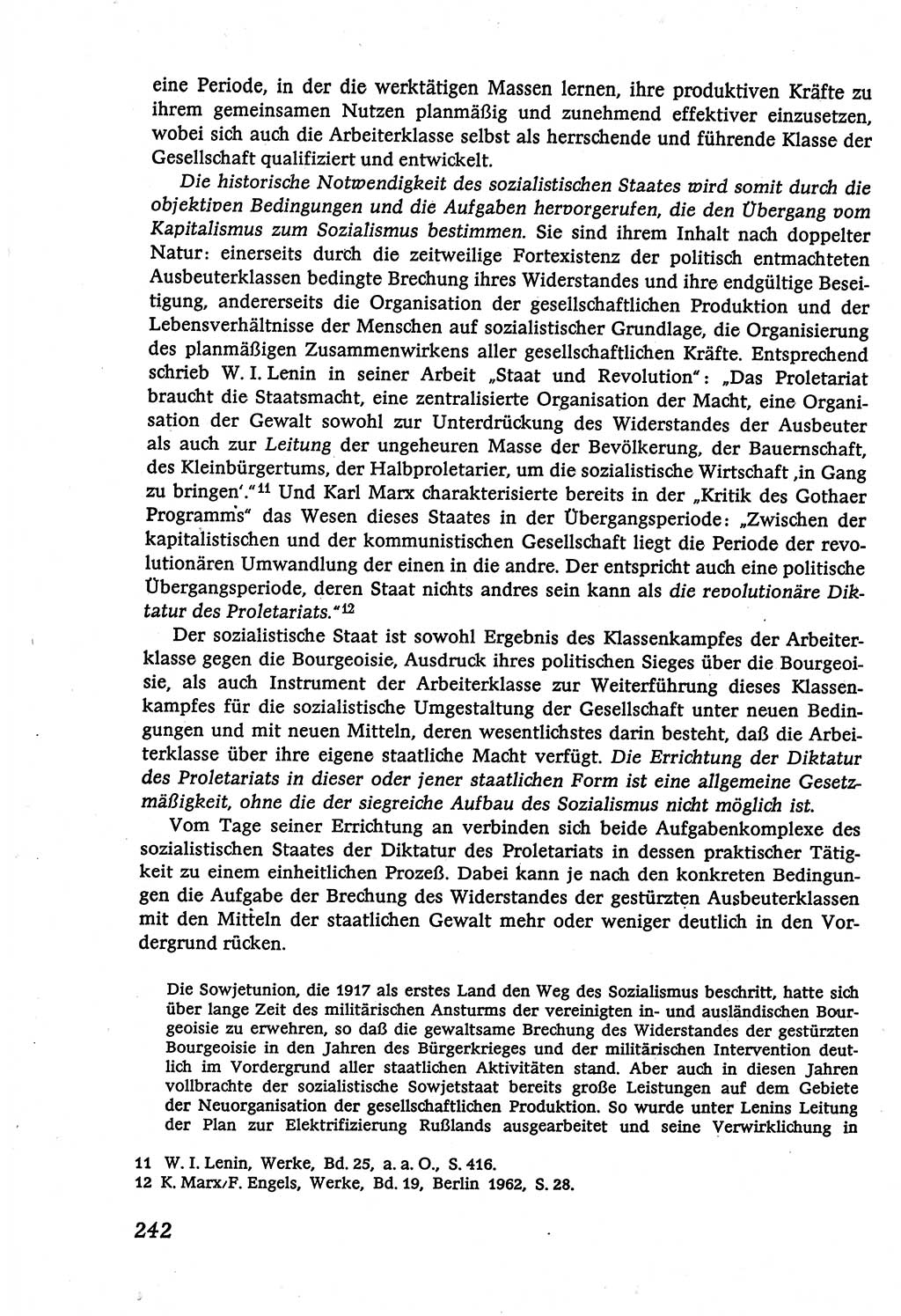 Marxistisch-leninistische (ML) Staats- und Rechtstheorie [Deutsche Demokratische Republik (DDR)], Lehrbuch 1980, Seite 242 (ML St.-R.-Th. DDR Lb. 1980, S. 242)