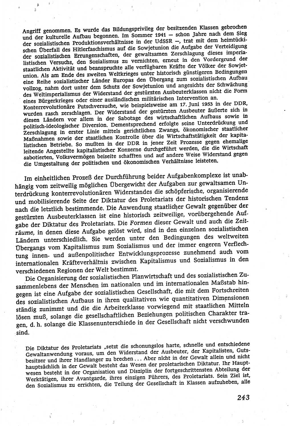 Marxistisch-leninistische (ML) Staats- und Rechtstheorie [Deutsche Demokratische Republik (DDR)], Lehrbuch 1980, Seite 243 (ML St.-R.-Th. DDR Lb. 1980, S. 243)