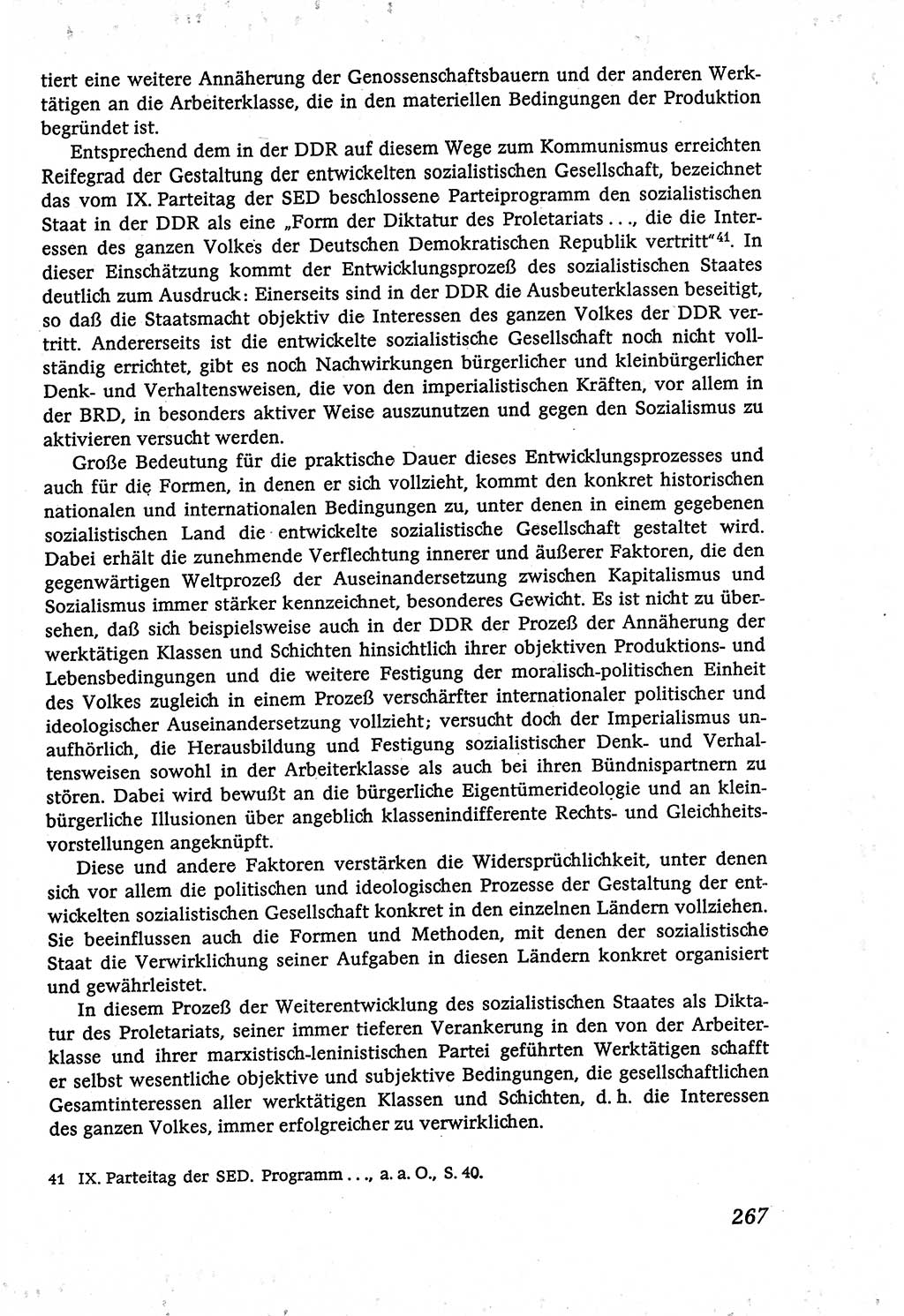Marxistisch-leninistische (ML) Staats- und Rechtstheorie [Deutsche Demokratische Republik (DDR)], Lehrbuch 1980, Seite 267 (ML St.-R.-Th. DDR Lb. 1980, S. 267)