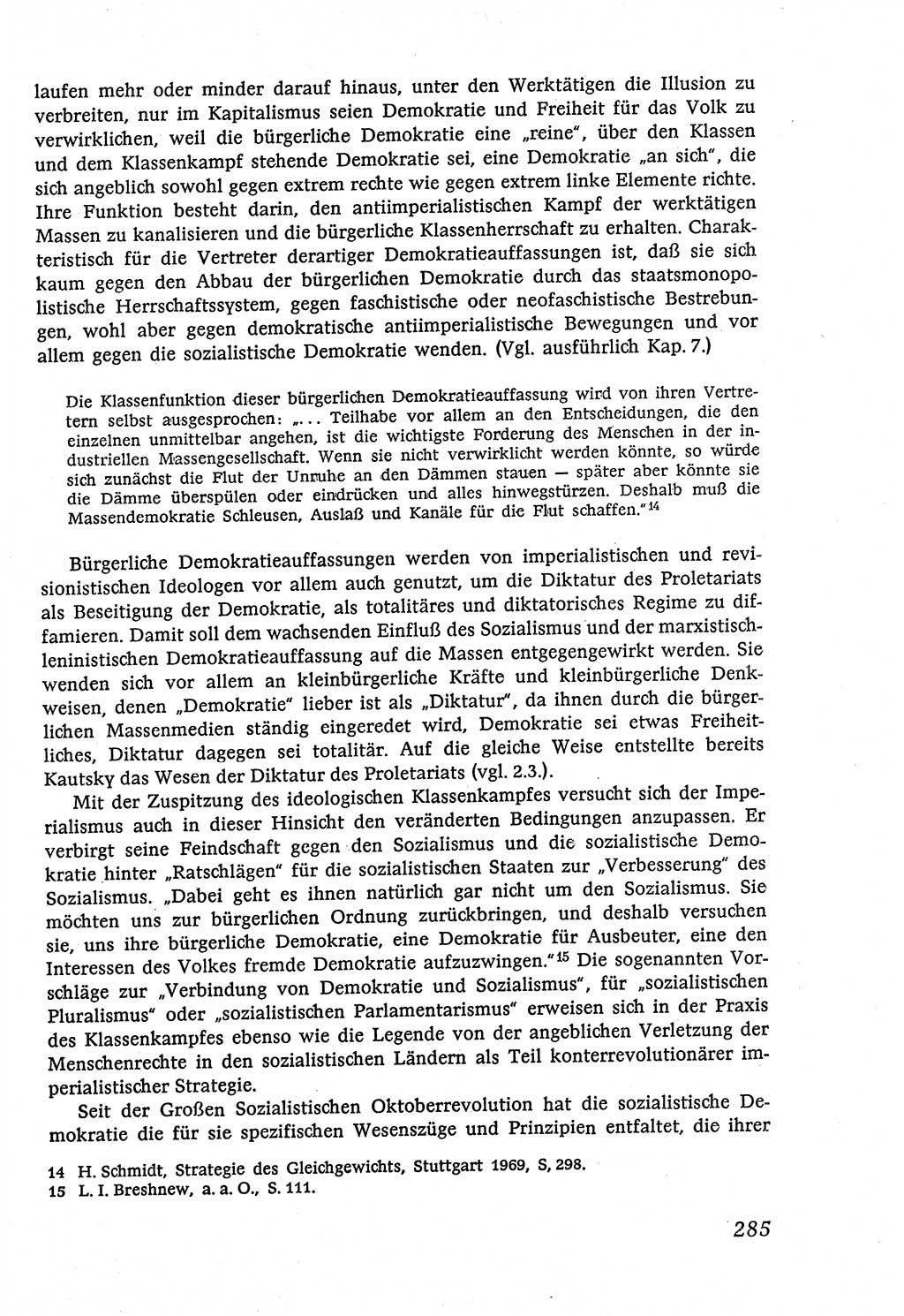 Marxistisch-leninistische (ML) Staats- und Rechtstheorie [Deutsche Demokratische Republik (DDR)], Lehrbuch 1980, Seite 285 (ML St.-R.-Th. DDR Lb. 1980, S. 285)