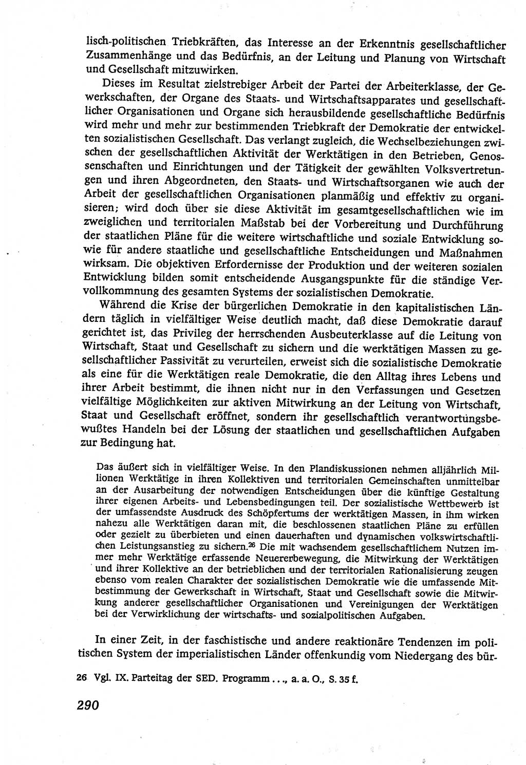 Marxistisch-leninistische (ML) Staats- und Rechtstheorie [Deutsche Demokratische Republik (DDR)], Lehrbuch 1980, Seite 290 (ML St.-R.-Th. DDR Lb. 1980, S. 290)