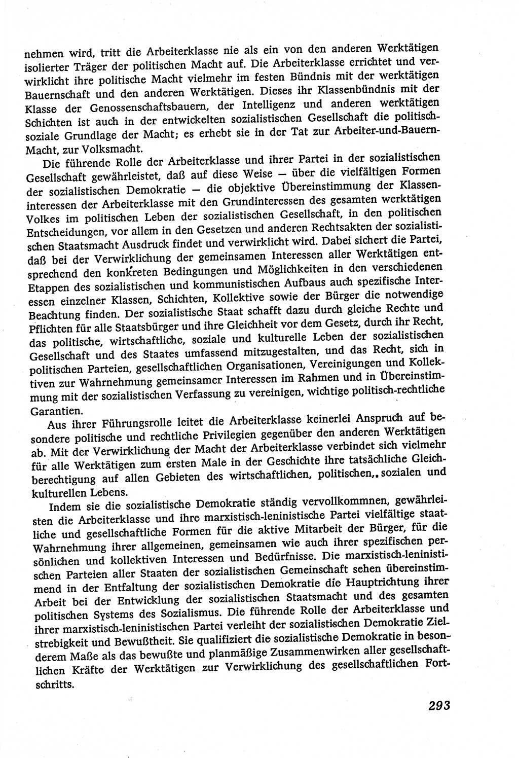 Marxistisch-leninistische (ML) Staats- und Rechtstheorie [Deutsche Demokratische Republik (DDR)], Lehrbuch 1980, Seite 293 (ML St.-R.-Th. DDR Lb. 1980, S. 293)