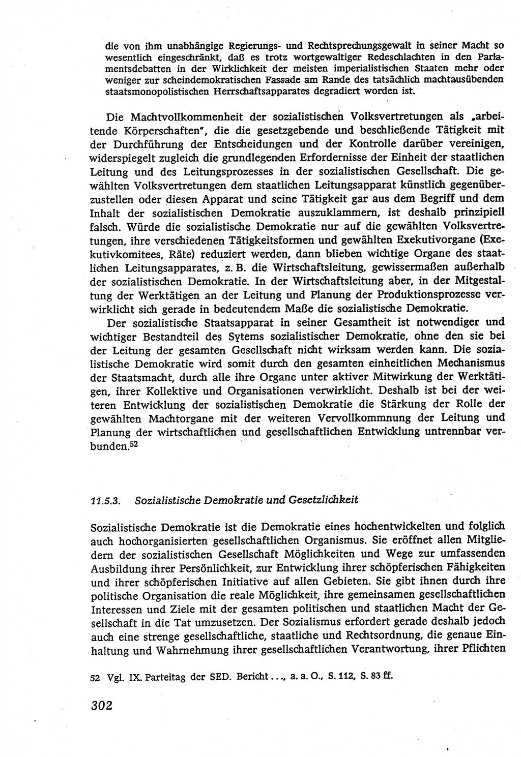 Marxistisch-leninistische (ML) Staats- und Rechtstheorie [Deutsche Demokratische Republik (DDR)], Lehrbuch 1980, Seite 302 (ML St.-R.-Th. DDR Lb. 1980, S. 302)