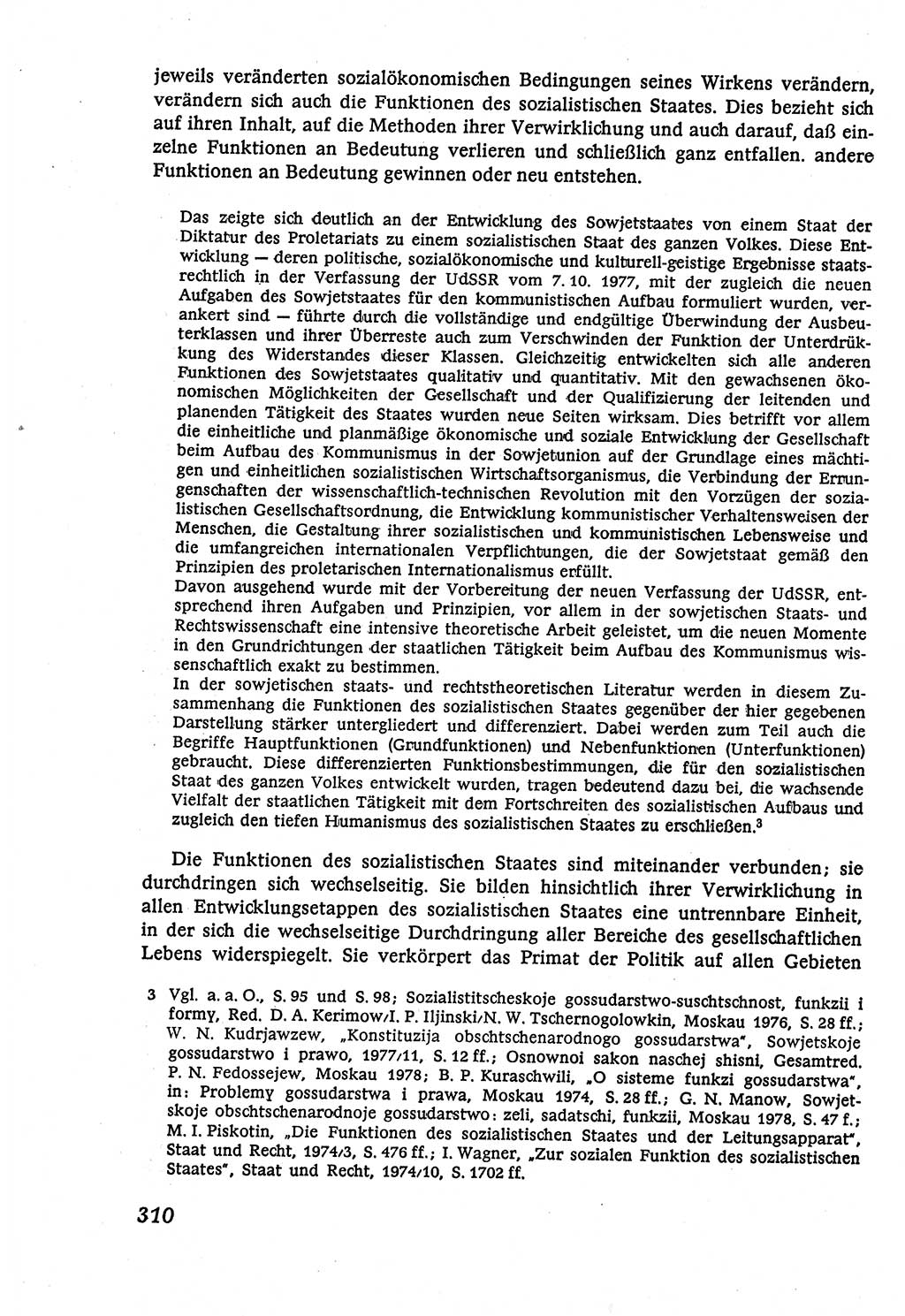 Marxistisch-leninistische (ML) Staats- und Rechtstheorie [Deutsche Demokratische Republik (DDR)], Lehrbuch 1980, Seite 310 (ML St.-R.-Th. DDR Lb. 1980, S. 310)
