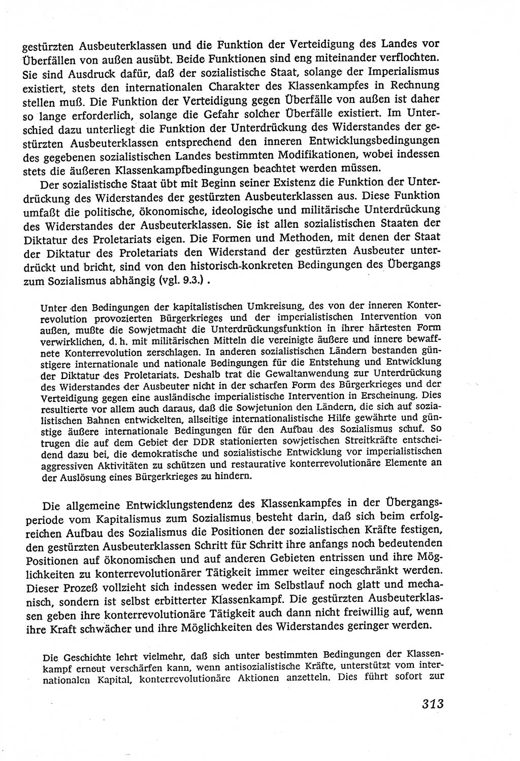 Marxistisch-leninistische (ML) Staats- und Rechtstheorie [Deutsche Demokratische Republik (DDR)], Lehrbuch 1980, Seite 313 (ML St.-R.-Th. DDR Lb. 1980, S. 313)
