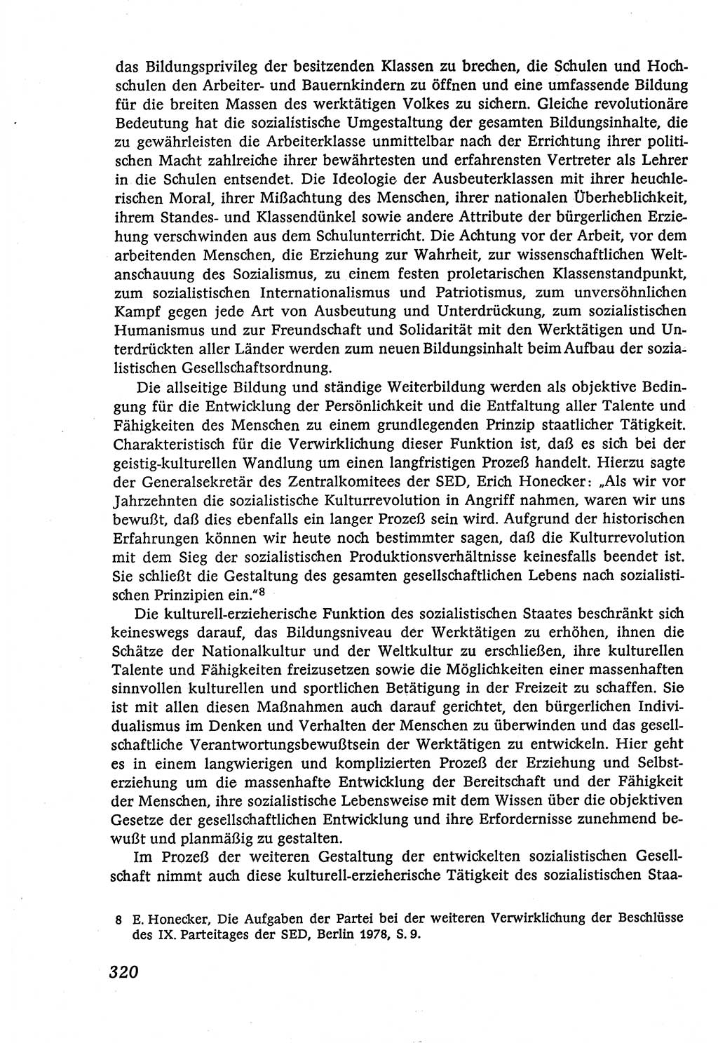 Marxistisch-leninistische (ML) Staats- und Rechtstheorie [Deutsche Demokratische Republik (DDR)], Lehrbuch 1980, Seite 320 (ML St.-R.-Th. DDR Lb. 1980, S. 320)