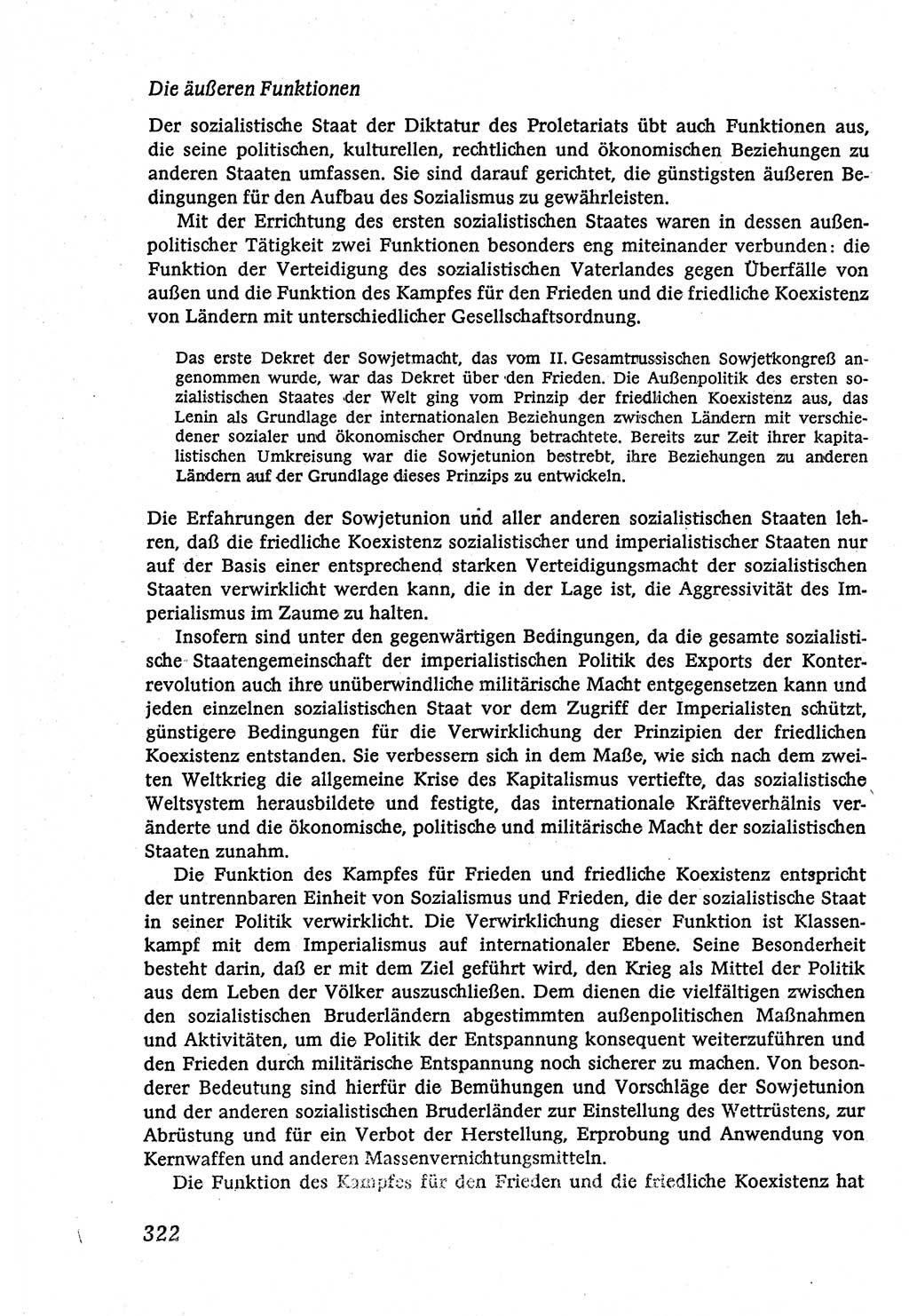 Marxistisch-leninistische (ML) Staats- und Rechtstheorie [Deutsche Demokratische Republik (DDR)], Lehrbuch 1980, Seite 322 (ML St.-R.-Th. DDR Lb. 1980, S. 322)