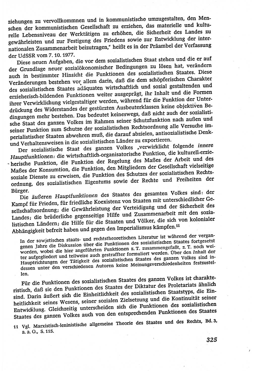 Marxistisch-leninistische (ML) Staats- und Rechtstheorie [Deutsche Demokratische Republik (DDR)], Lehrbuch 1980, Seite 325 (ML St.-R.-Th. DDR Lb. 1980, S. 325)