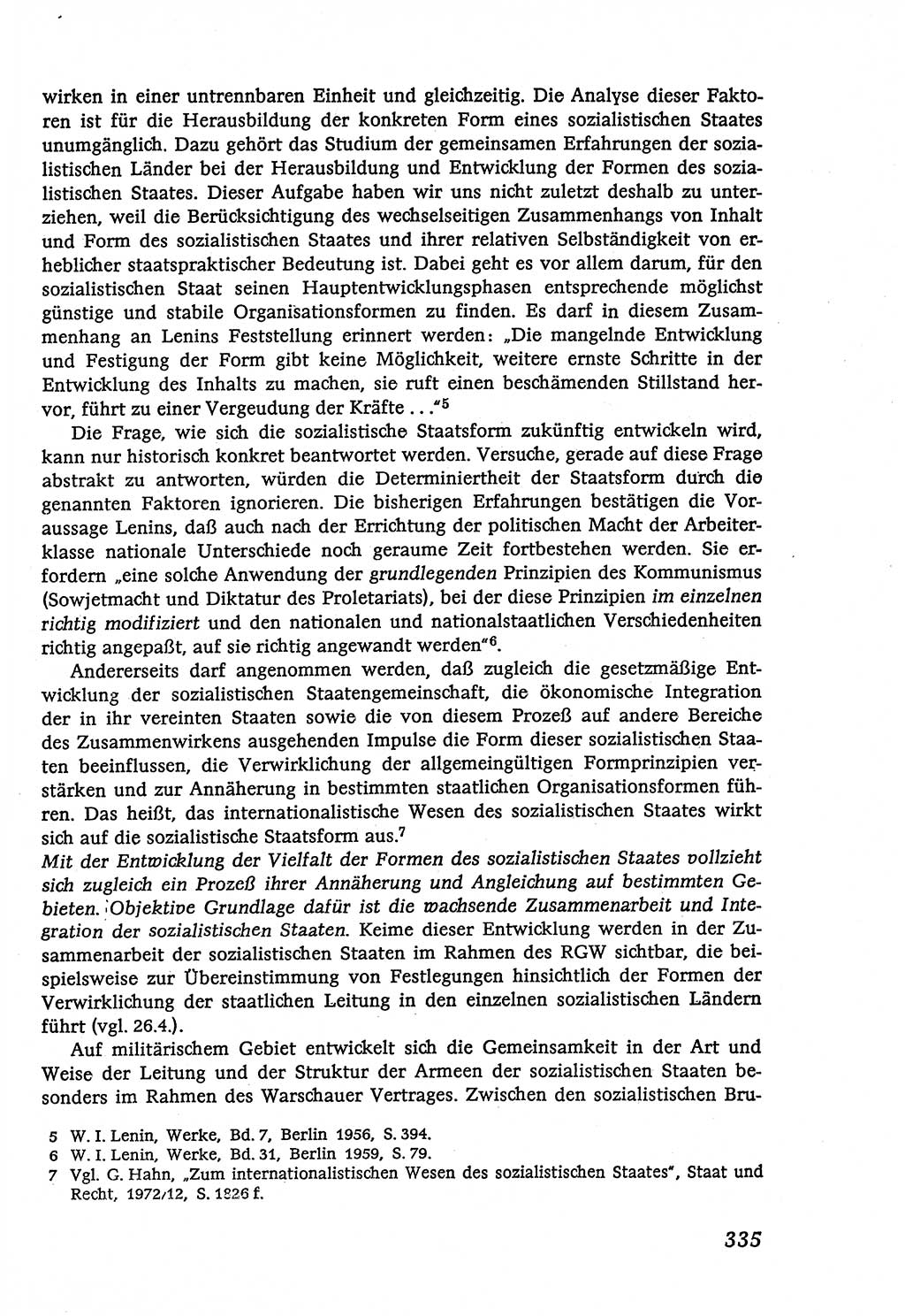 Marxistisch-leninistische (ML) Staats- und Rechtstheorie [Deutsche Demokratische Republik (DDR)], Lehrbuch 1980, Seite 335 (ML St.-R.-Th. DDR Lb. 1980, S. 335)