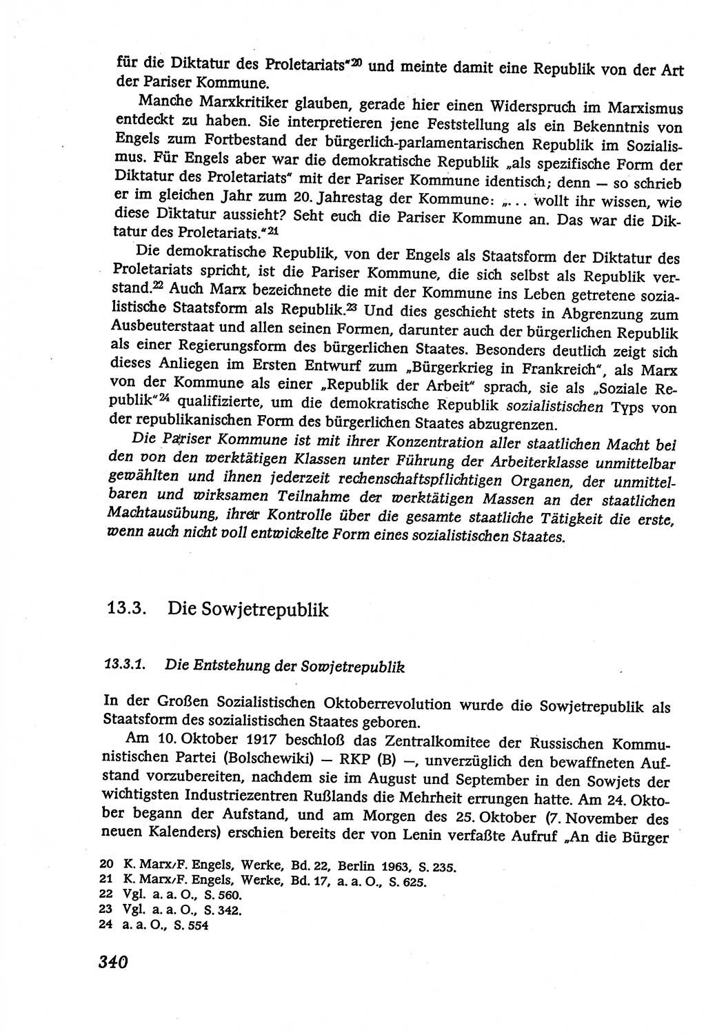 Marxistisch-leninistische (ML) Staats- und Rechtstheorie [Deutsche Demokratische Republik (DDR)], Lehrbuch 1980, Seite 340 (ML St.-R.-Th. DDR Lb. 1980, S. 340)