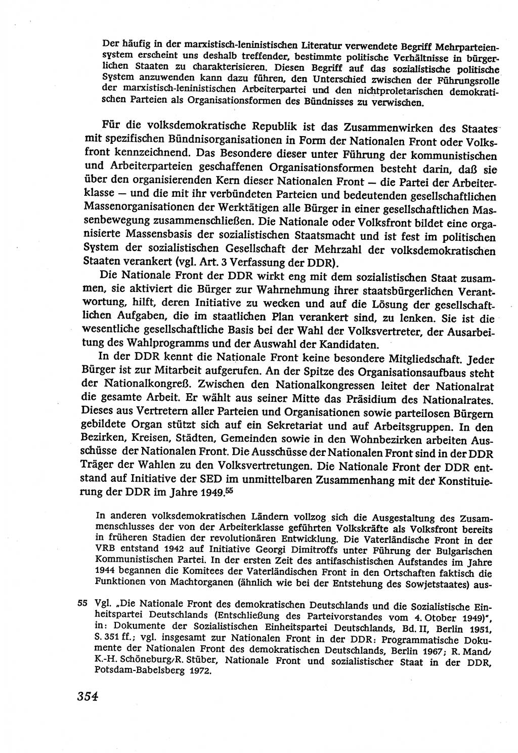 Marxistisch-leninistische (ML) Staats- und Rechtstheorie [Deutsche Demokratische Republik (DDR)], Lehrbuch 1980, Seite 354 (ML St.-R.-Th. DDR Lb. 1980, S. 354)