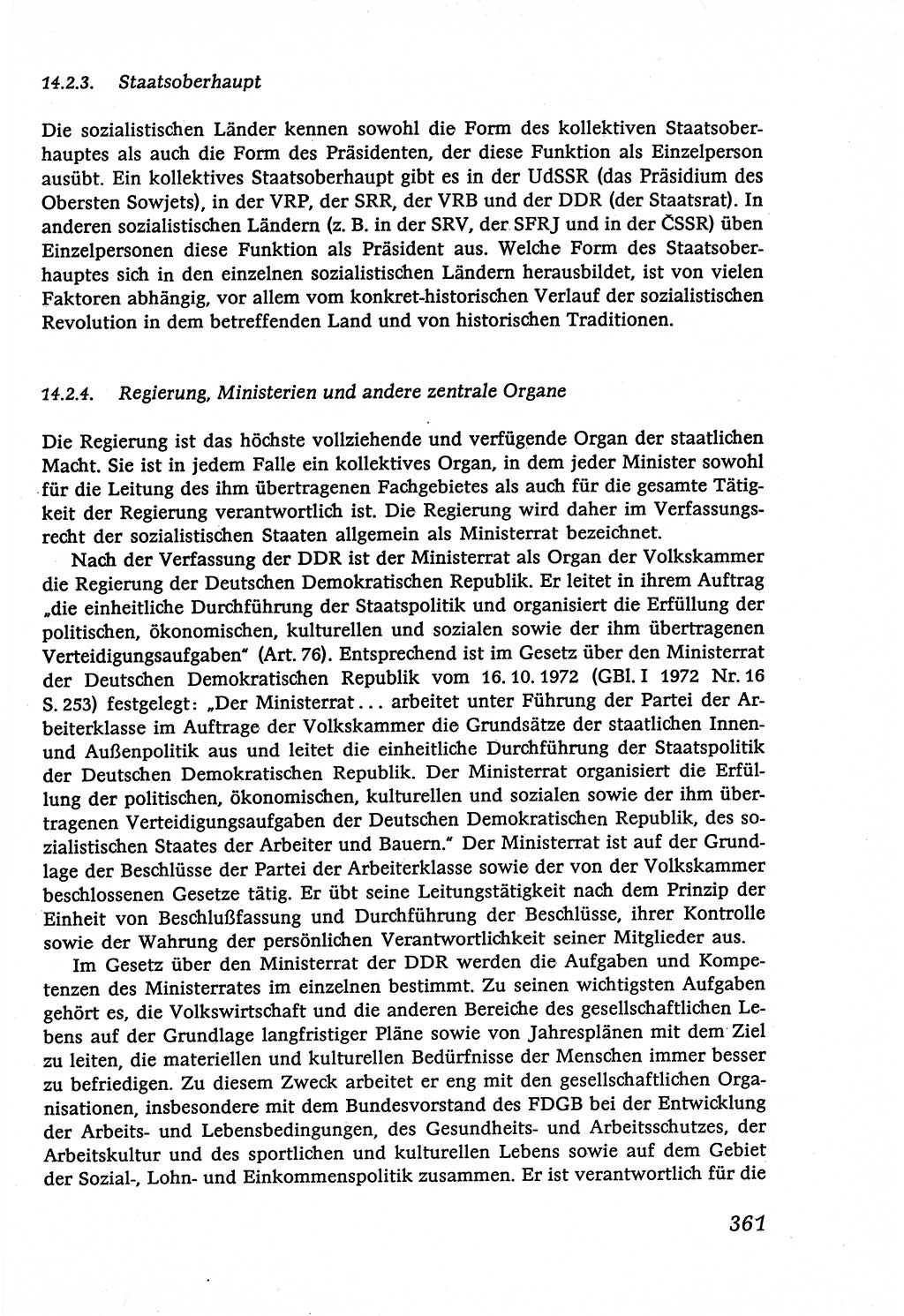 Marxistisch-leninistische (ML) Staats- und Rechtstheorie [Deutsche Demokratische Republik (DDR)], Lehrbuch 1980, Seite 361 (ML St.-R.-Th. DDR Lb. 1980, S. 361)