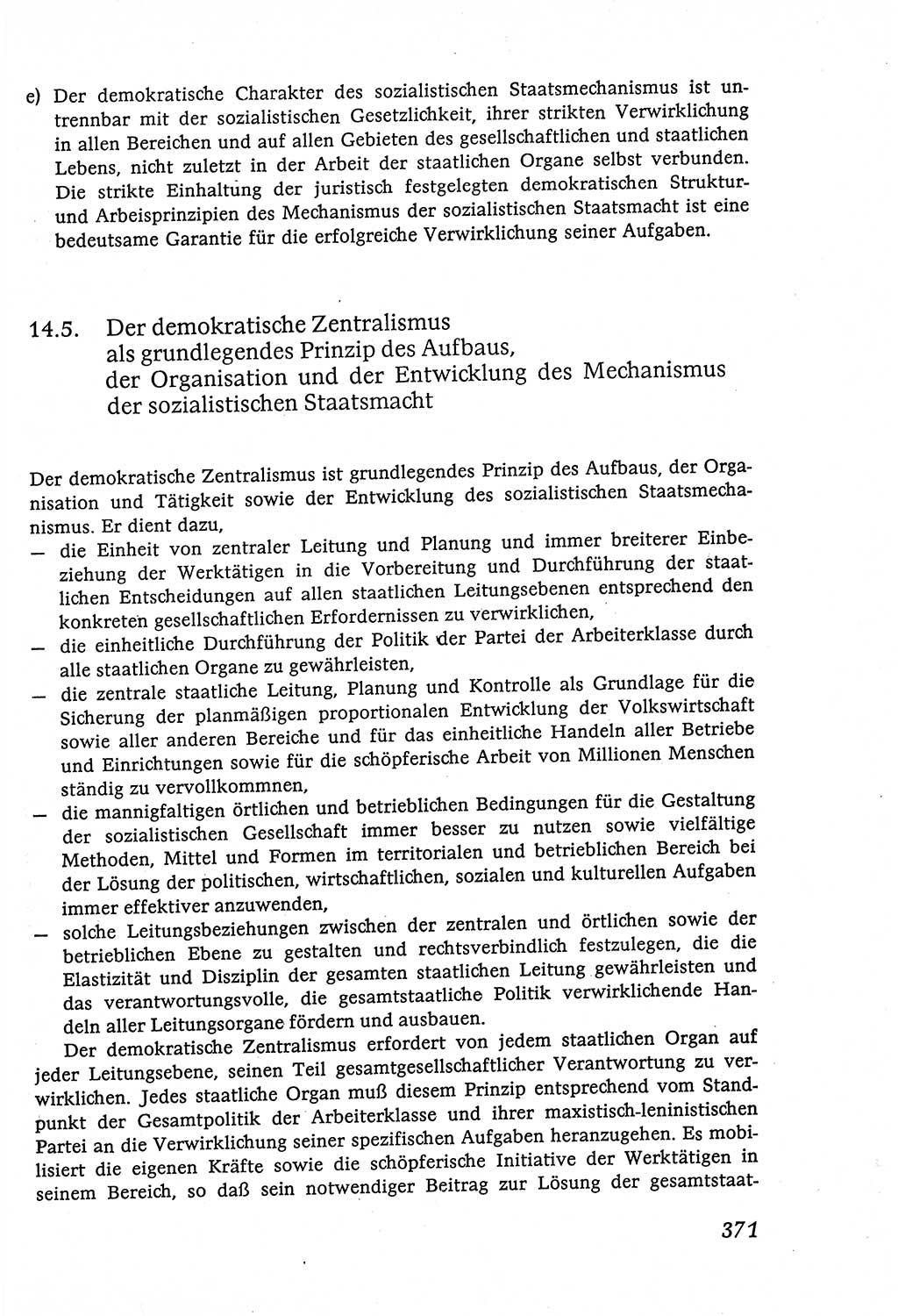 Marxistisch-leninistische (ML) Staats- und Rechtstheorie [Deutsche Demokratische Republik (DDR)], Lehrbuch 1980, Seite 371 (ML St.-R.-Th. DDR Lb. 1980, S. 371)