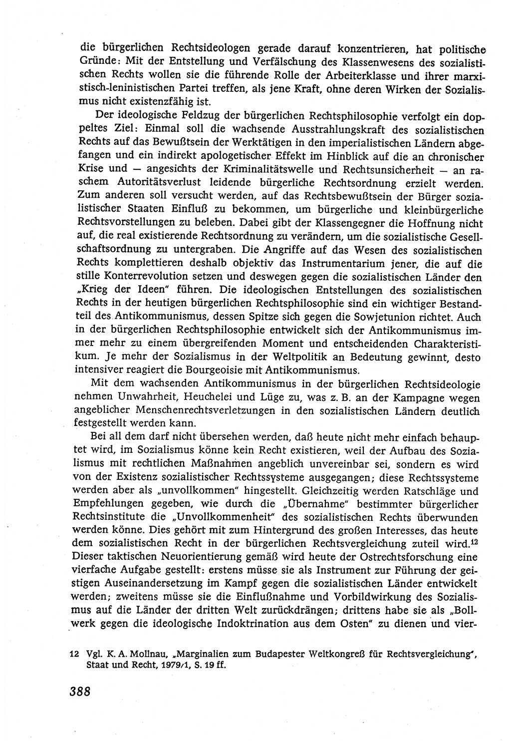Marxistisch-leninistische (ML) Staats- und Rechtstheorie [Deutsche Demokratische Republik (DDR)], Lehrbuch 1980, Seite 388 (ML St.-R.-Th. DDR Lb. 1980, S. 388)