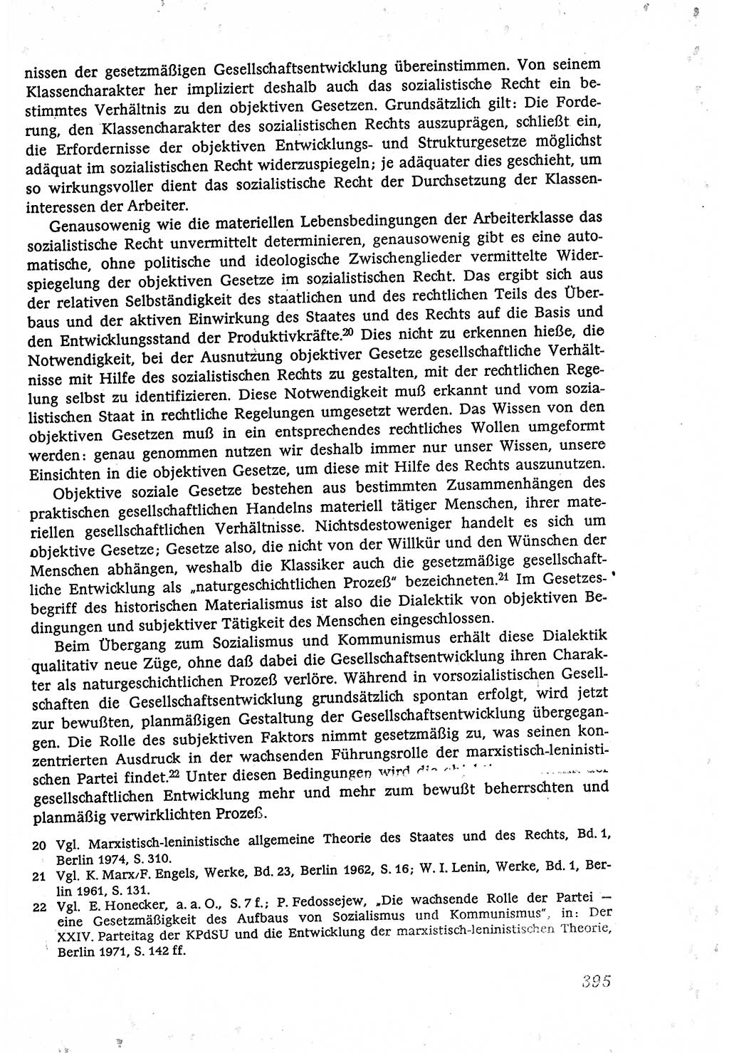 Marxistisch-leninistische (ML) Staats- und Rechtstheorie [Deutsche Demokratische Republik (DDR)], Lehrbuch 1980, Seite 395 (ML St.-R.-Th. DDR Lb. 1980, S. 395)