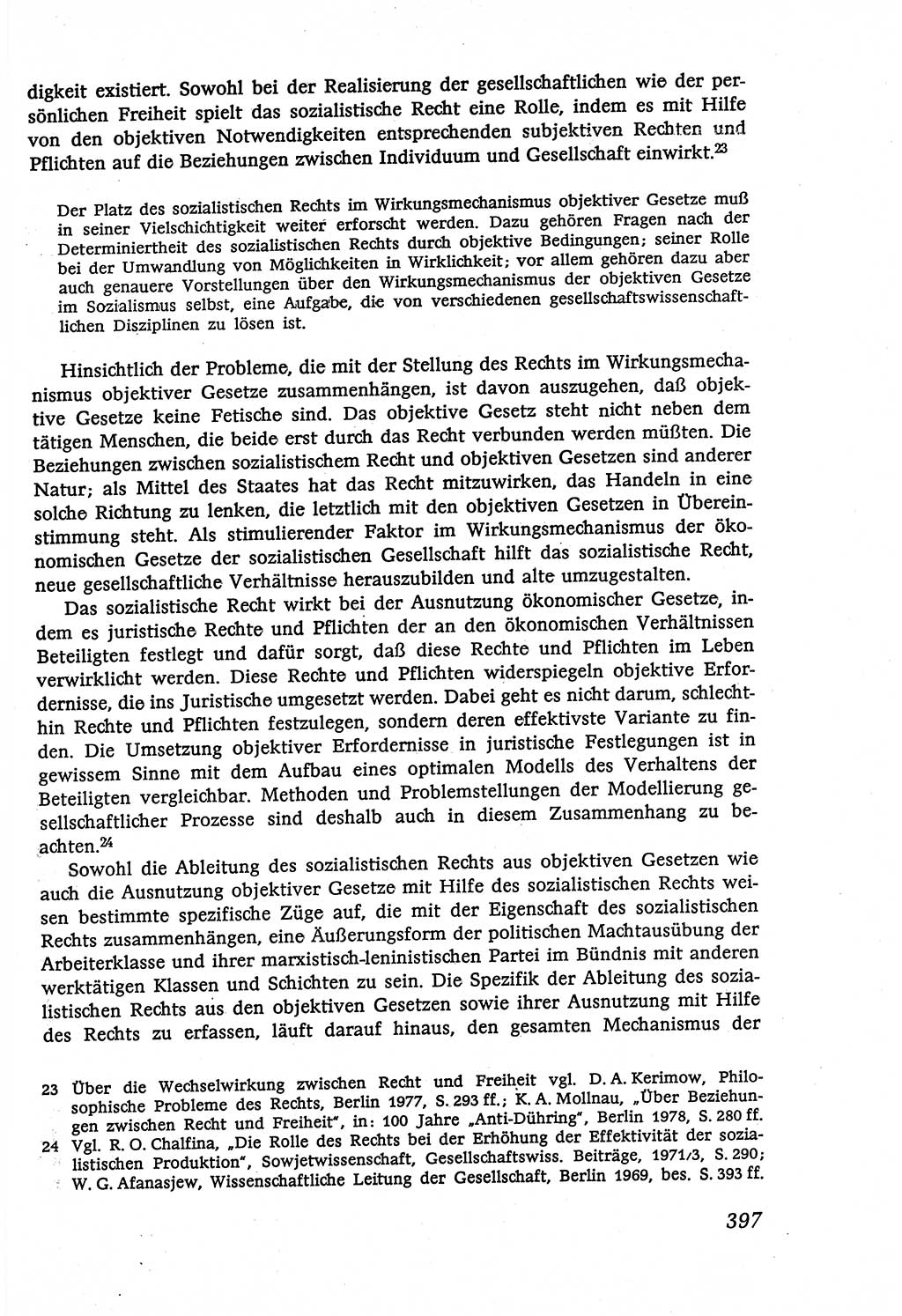Marxistisch-leninistische (ML) Staats- und Rechtstheorie [Deutsche Demokratische Republik (DDR)], Lehrbuch 1980, Seite 397 (ML St.-R.-Th. DDR Lb. 1980, S. 397)