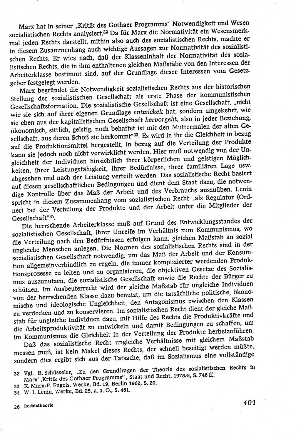 Marxistisch-leninistische (ML) Staats- und Rechtstheorie [Deutsche Demokratische Republik (DDR)], Lehrbuch 1980, Seite 401 (ML St.-R.-Th. DDR Lb. 1980, S. 401)