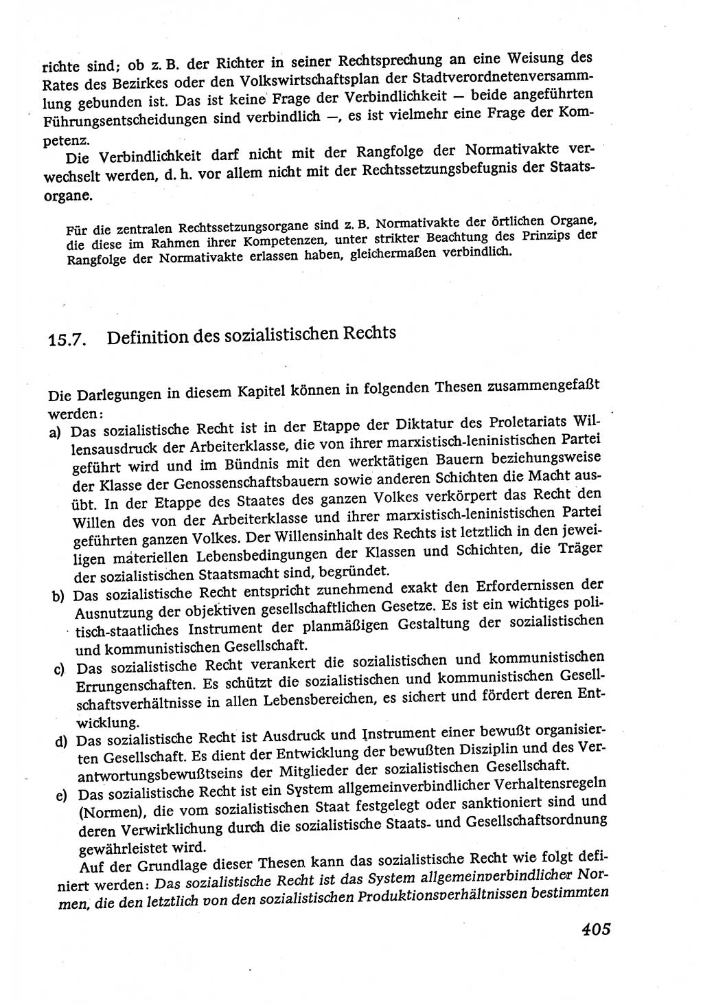 Marxistisch-leninistische (ML) Staats- und Rechtstheorie [Deutsche Demokratische Republik (DDR)], Lehrbuch 1980, Seite 405 (ML St.-R.-Th. DDR Lb. 1980, S. 405)