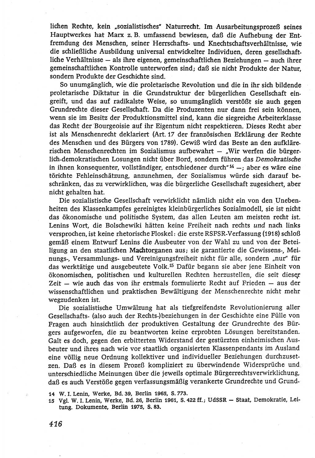 Marxistisch-leninistische (ML) Staats- und Rechtstheorie [Deutsche Demokratische Republik (DDR)], Lehrbuch 1980, Seite 416 (ML St.-R.-Th. DDR Lb. 1980, S. 416)