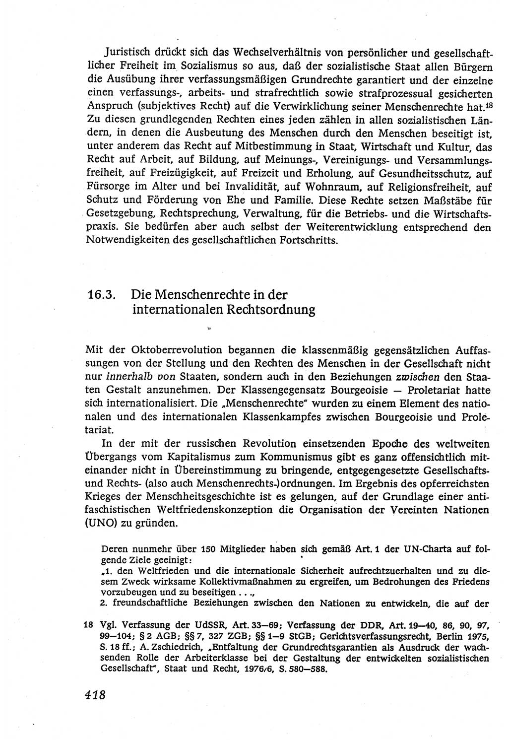 Marxistisch-leninistische (ML) Staats- und Rechtstheorie [Deutsche Demokratische Republik (DDR)], Lehrbuch 1980, Seite 418 (ML St.-R.-Th. DDR Lb. 1980, S. 418)