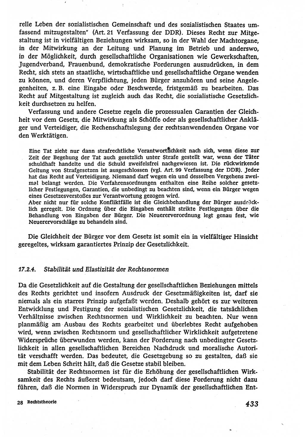 Marxistisch-leninistische (ML) Staats- und Rechtstheorie [Deutsche Demokratische Republik (DDR)], Lehrbuch 1980, Seite 433 (ML St.-R.-Th. DDR Lb. 1980, S. 433)