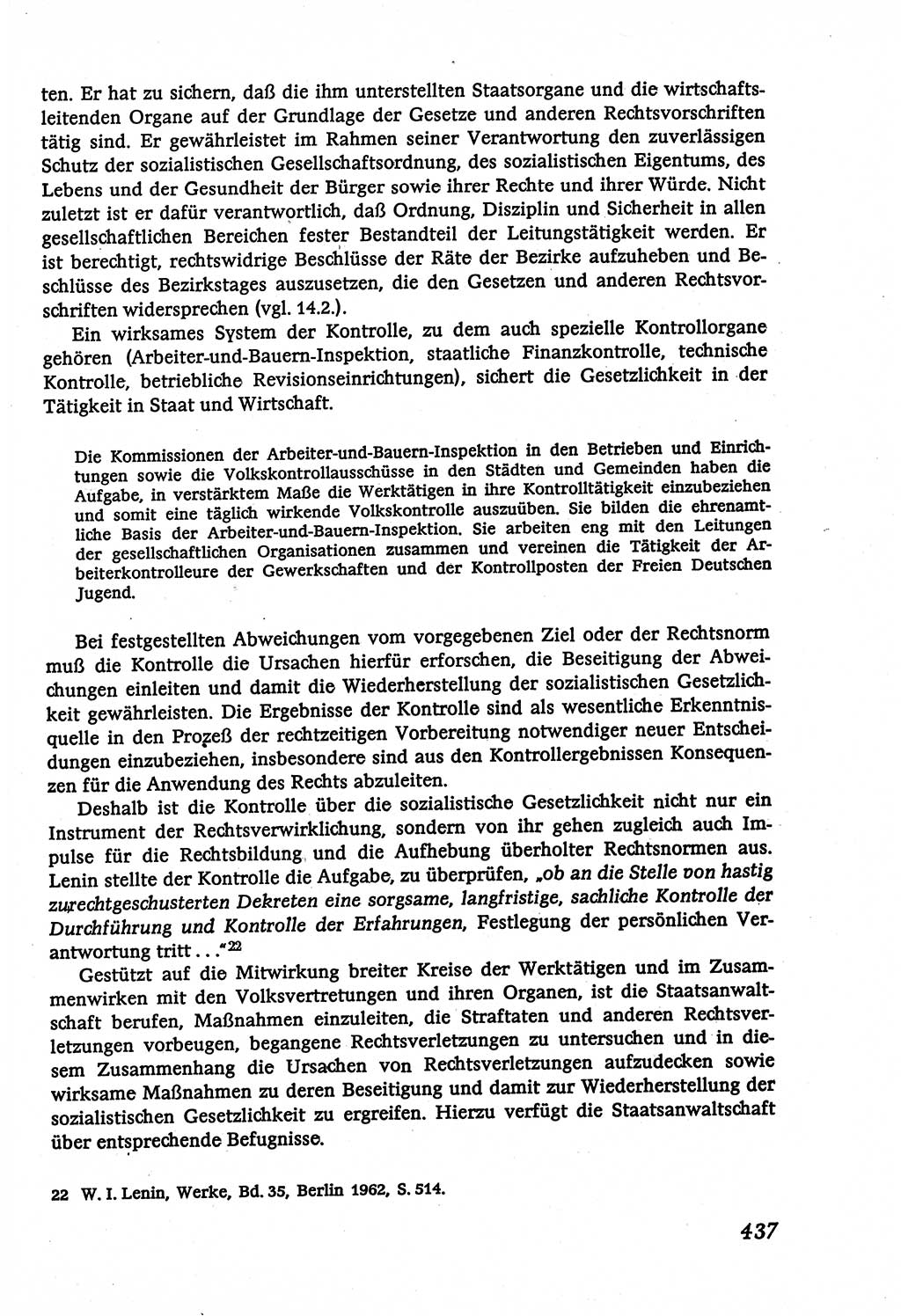 Marxistisch-leninistische (ML) Staats- und Rechtstheorie [Deutsche Demokratische Republik (DDR)], Lehrbuch 1980, Seite 437 (ML St.-R.-Th. DDR Lb. 1980, S. 437)