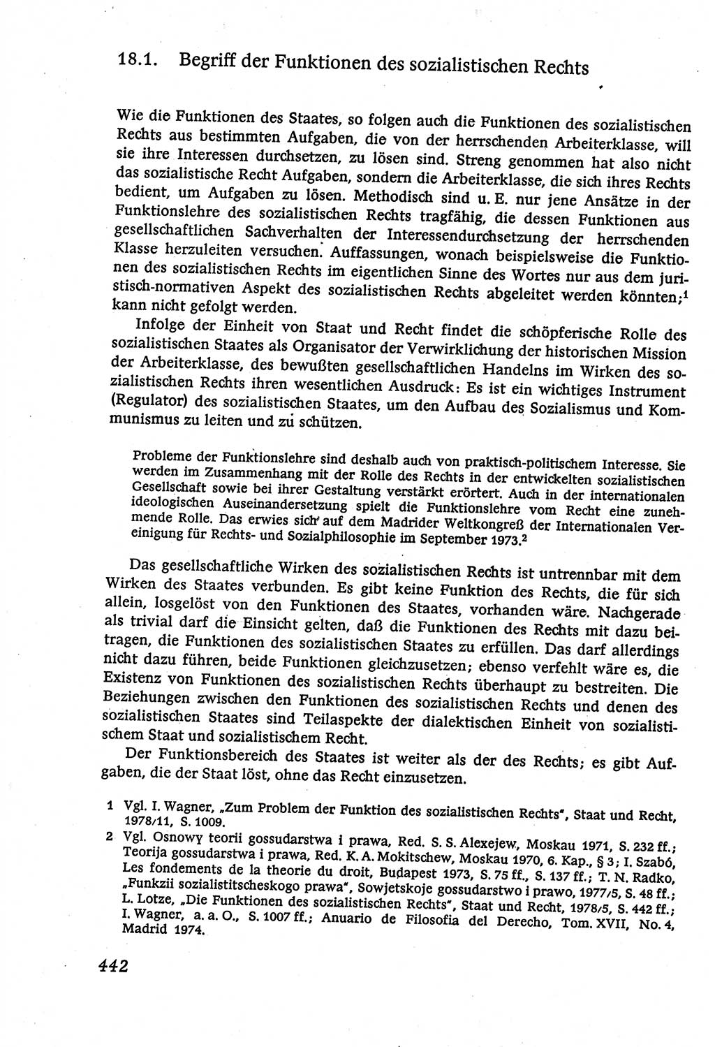 Marxistisch-leninistische (ML) Staats- und Rechtstheorie [Deutsche Demokratische Republik (DDR)], Lehrbuch 1980, Seite 442 (ML St.-R.-Th. DDR Lb. 1980, S. 442)