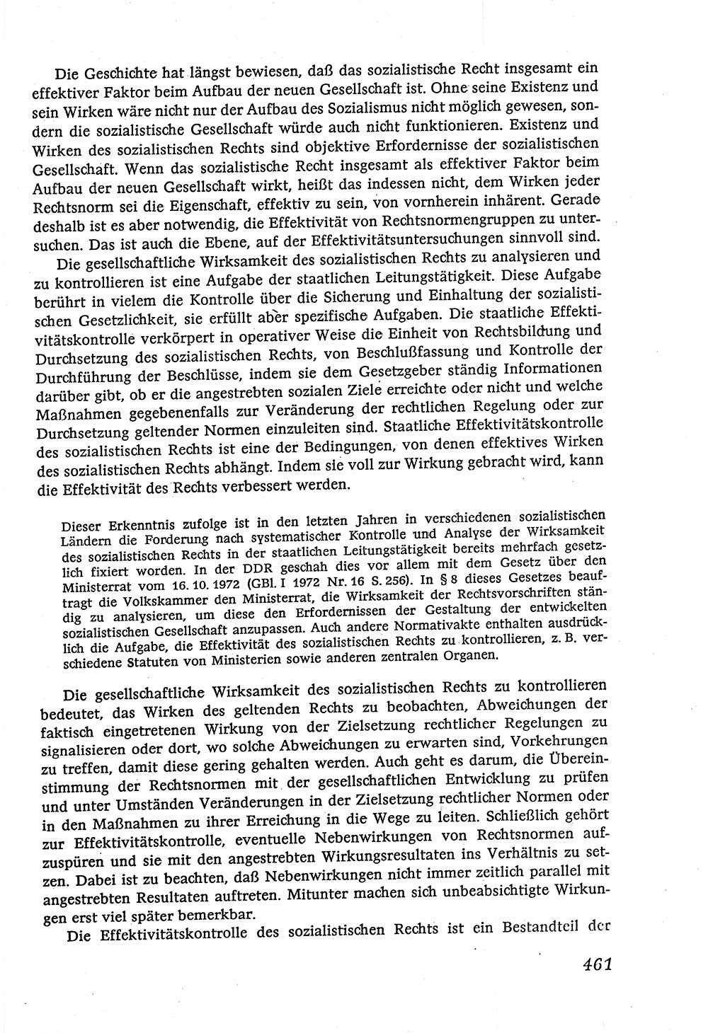 Marxistisch-leninistische (ML) Staats- und Rechtstheorie [Deutsche Demokratische Republik (DDR)], Lehrbuch 1980, Seite 461 (ML St.-R.-Th. DDR Lb. 1980, S. 461)