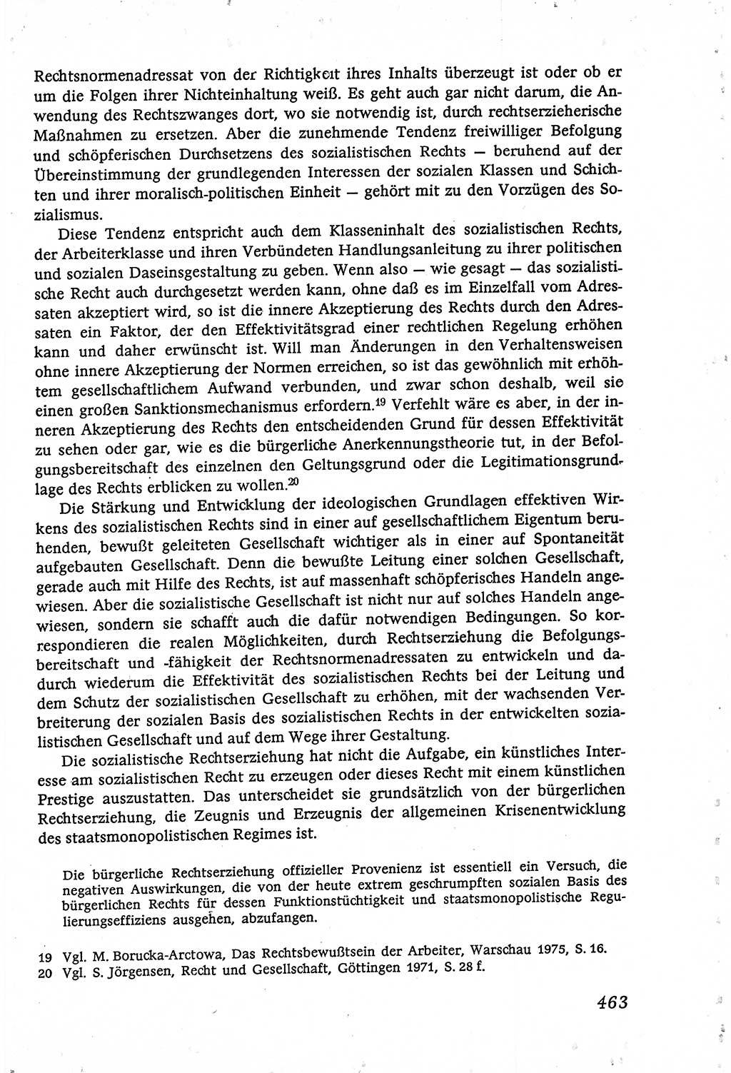 Marxistisch-leninistische (ML) Staats- und Rechtstheorie [Deutsche Demokratische Republik (DDR)], Lehrbuch 1980, Seite 463 (ML St.-R.-Th. DDR Lb. 1980, S. 463)