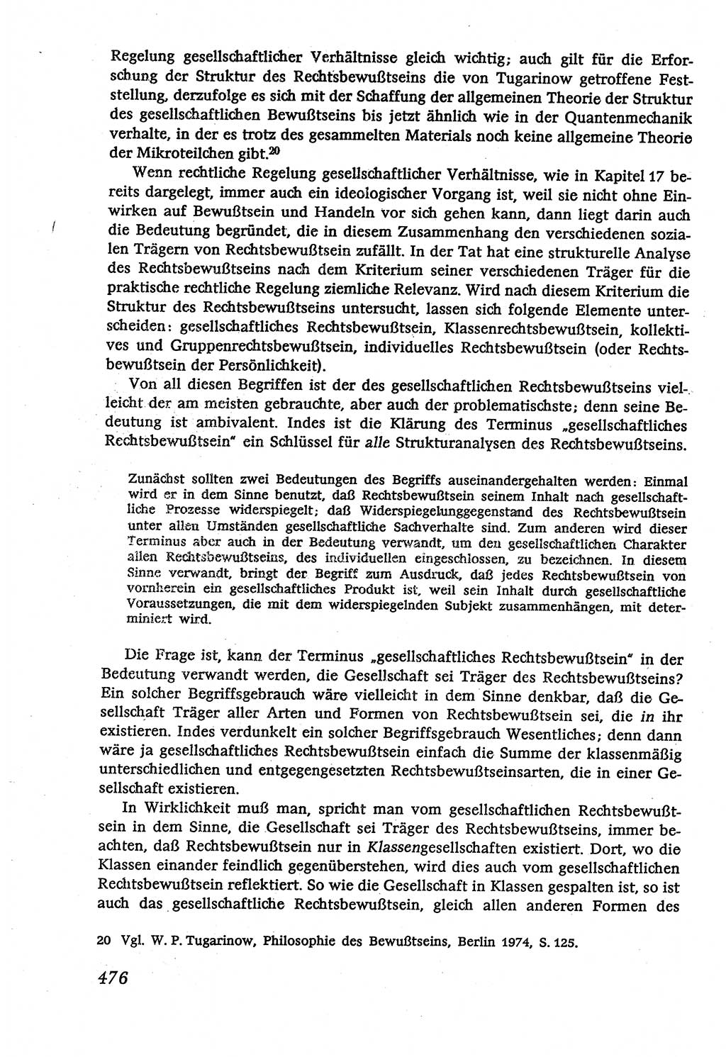 Marxistisch-leninistische (ML) Staats- und Rechtstheorie [Deutsche Demokratische Republik (DDR)], Lehrbuch 1980, Seite 476 (ML St.-R.-Th. DDR Lb. 1980, S. 476)