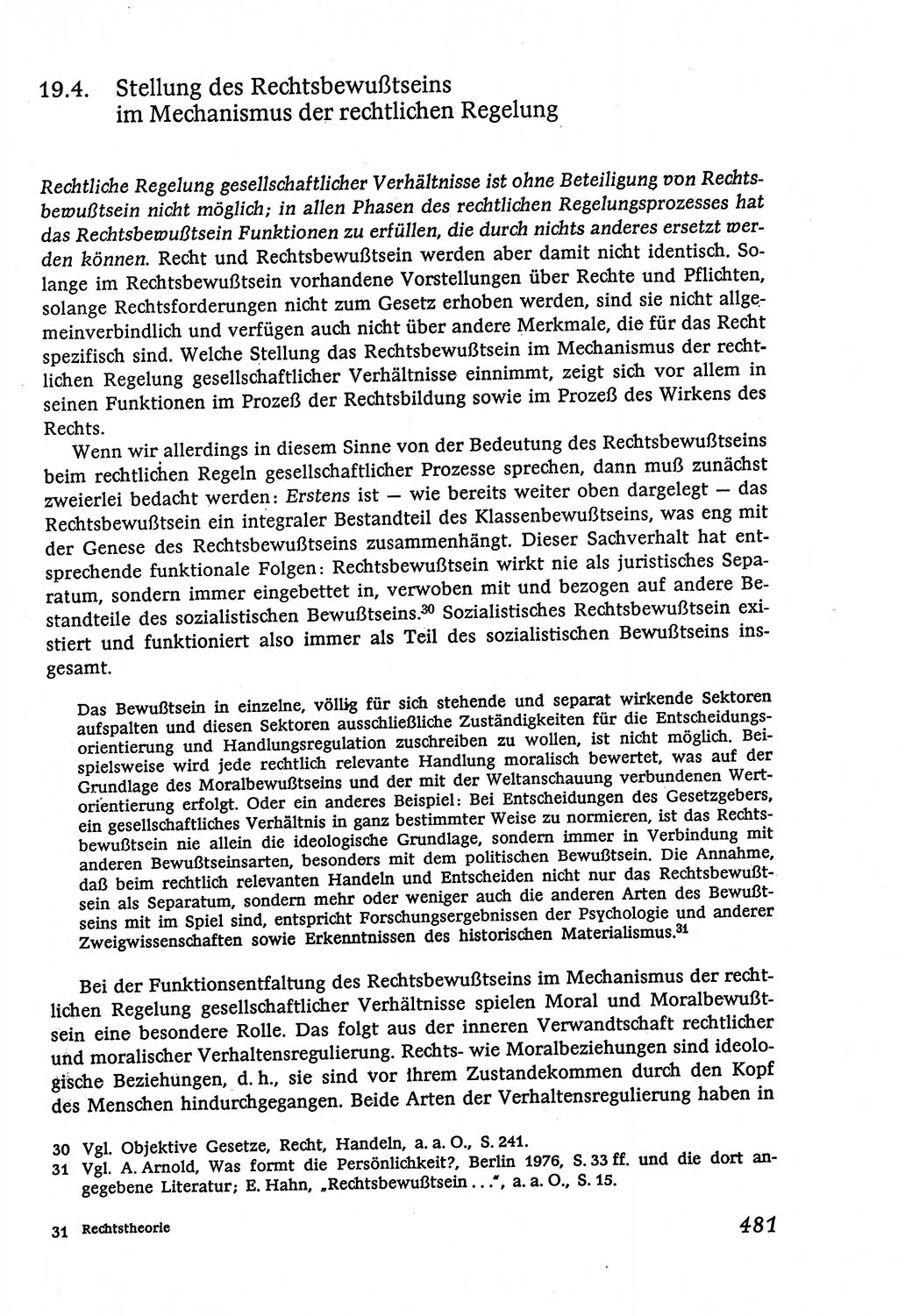 Marxistisch-leninistische (ML) Staats- und Rechtstheorie [Deutsche Demokratische Republik (DDR)], Lehrbuch 1980, Seite 481 (ML St.-R.-Th. DDR Lb. 1980, S. 481)
