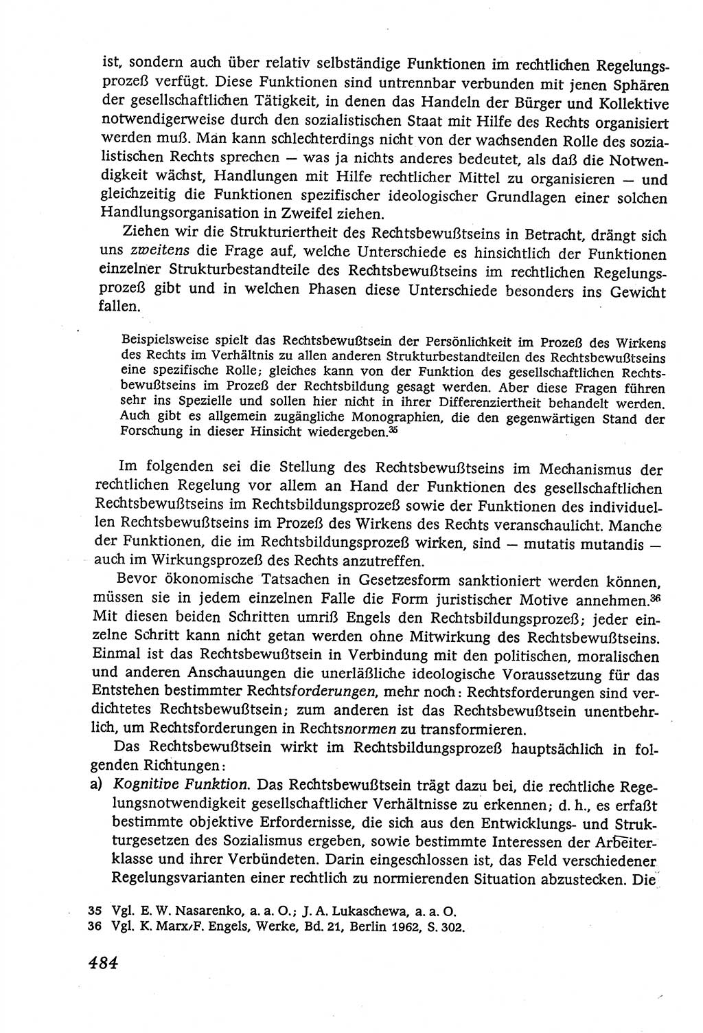 Marxistisch-leninistische (ML) Staats- und Rechtstheorie [Deutsche Demokratische Republik (DDR)], Lehrbuch 1980, Seite 484 (ML St.-R.-Th. DDR Lb. 1980, S. 484)