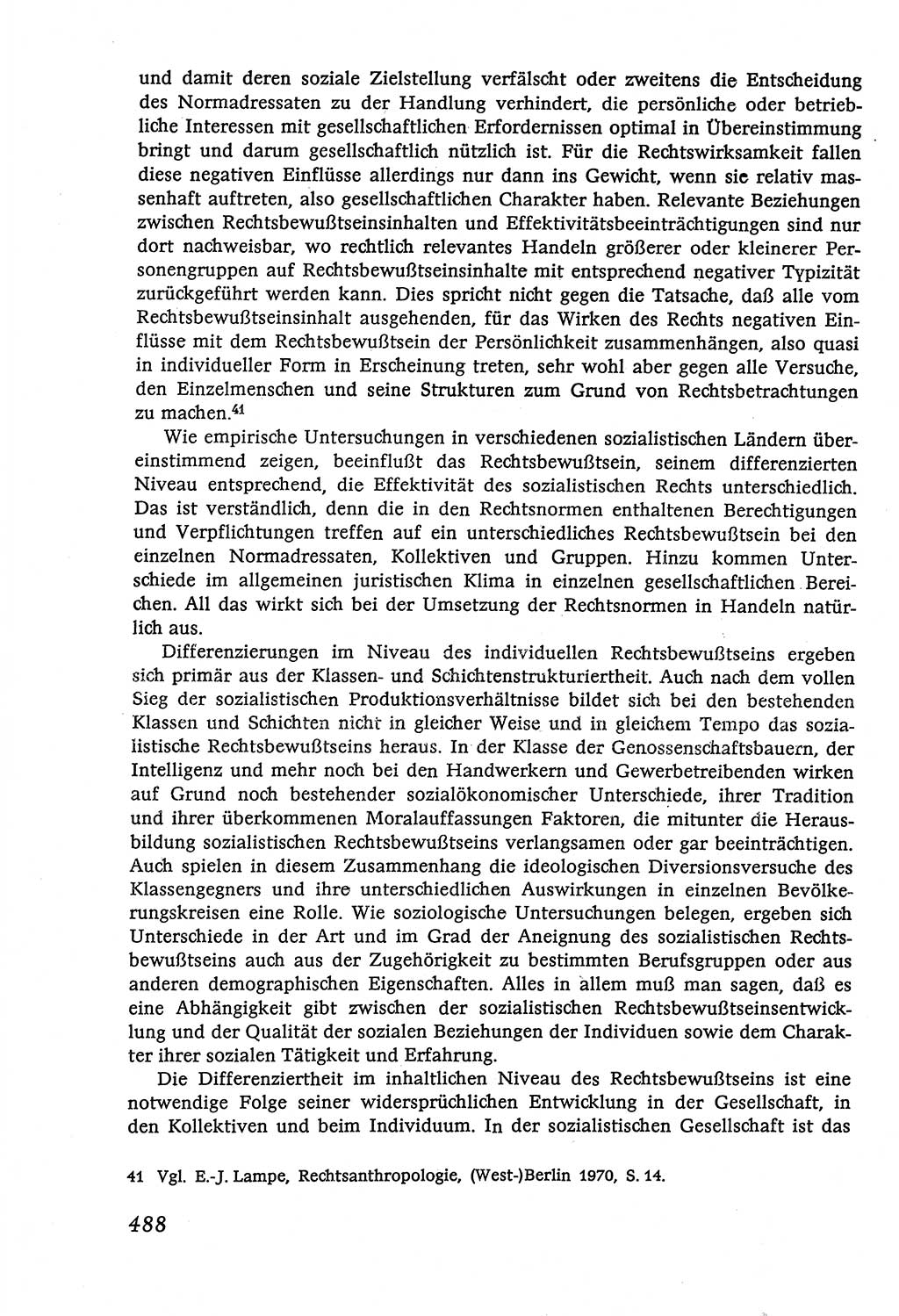 Marxistisch-leninistische (ML) Staats- und Rechtstheorie [Deutsche Demokratische Republik (DDR)], Lehrbuch 1980, Seite 488 (ML St.-R.-Th. DDR Lb. 1980, S. 488)