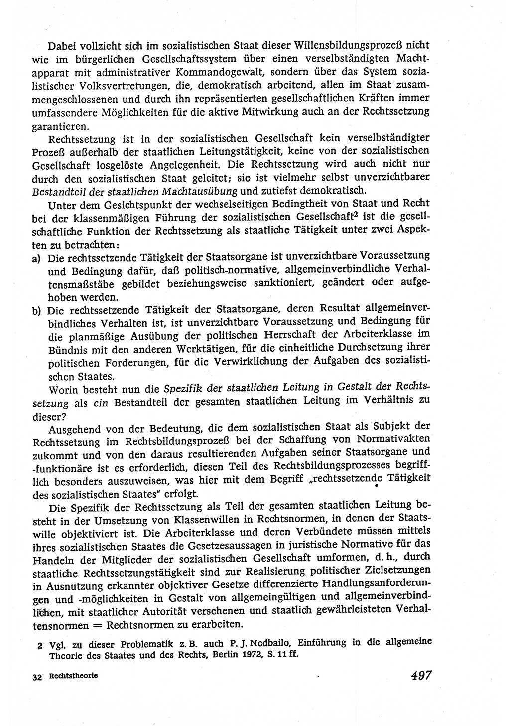 Marxistisch-leninistische (ML) Staats- und Rechtstheorie [Deutsche Demokratische Republik (DDR)], Lehrbuch 1980, Seite 497 (ML St.-R.-Th. DDR Lb. 1980, S. 497)