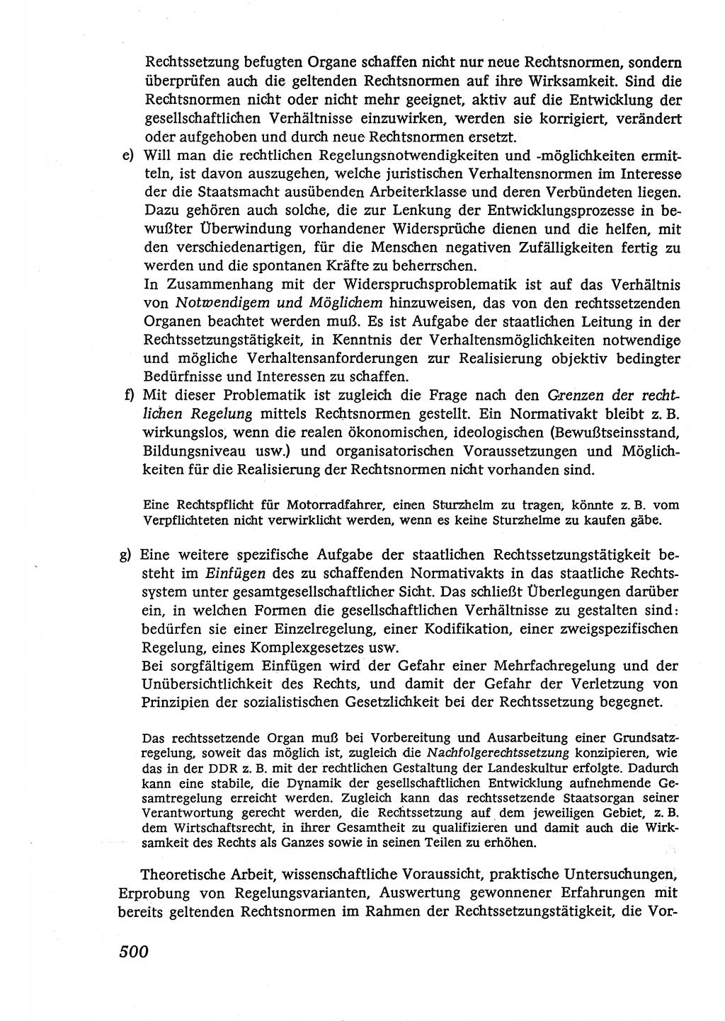 Marxistisch-leninistische (ML) Staats- und Rechtstheorie [Deutsche Demokratische Republik (DDR)], Lehrbuch 1980, Seite 500 (ML St.-R.-Th. DDR Lb. 1980, S. 500)