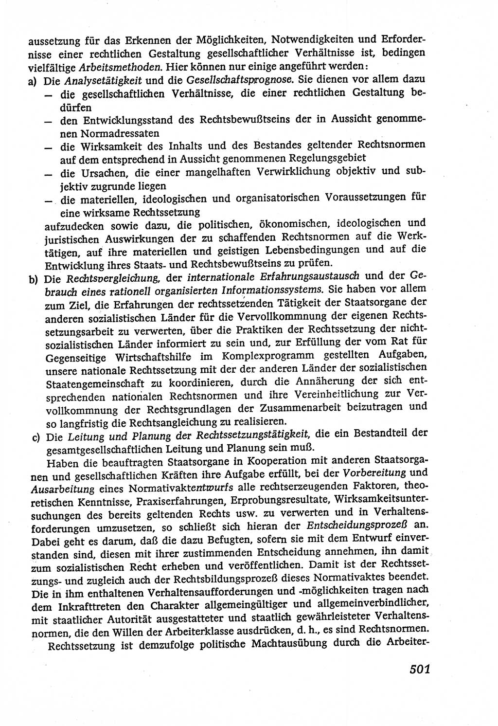Marxistisch-leninistische (ML) Staats- und Rechtstheorie [Deutsche Demokratische Republik (DDR)], Lehrbuch 1980, Seite 501 (ML St.-R.-Th. DDR Lb. 1980, S. 501)