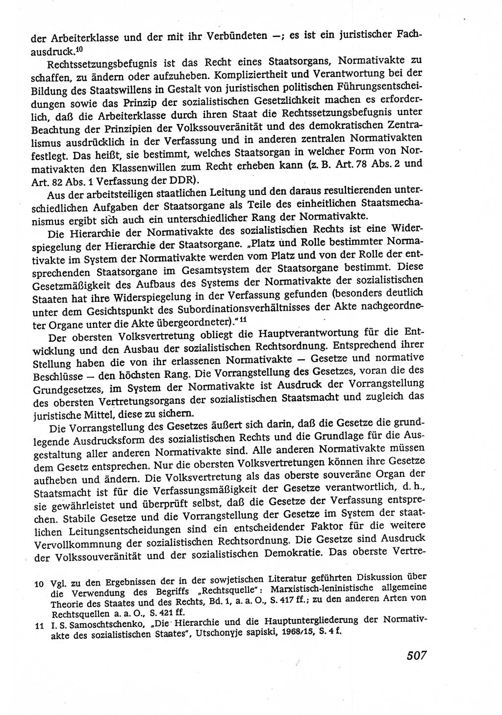 Marxistisch-leninistische (ML) Staats- und Rechtstheorie [Deutsche Demokratische Republik (DDR)], Lehrbuch 1980, Seite 507 (ML St.-R.-Th. DDR Lb. 1980, S. 507)