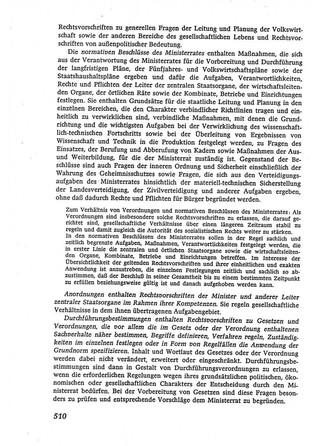Marxistisch-leninistische (ML) Staats- und Rechtstheorie [Deutsche Demokratische Republik (DDR)], Lehrbuch 1980, Seite 510 (ML St.-R.-Th. DDR Lb. 1980, S. 510)