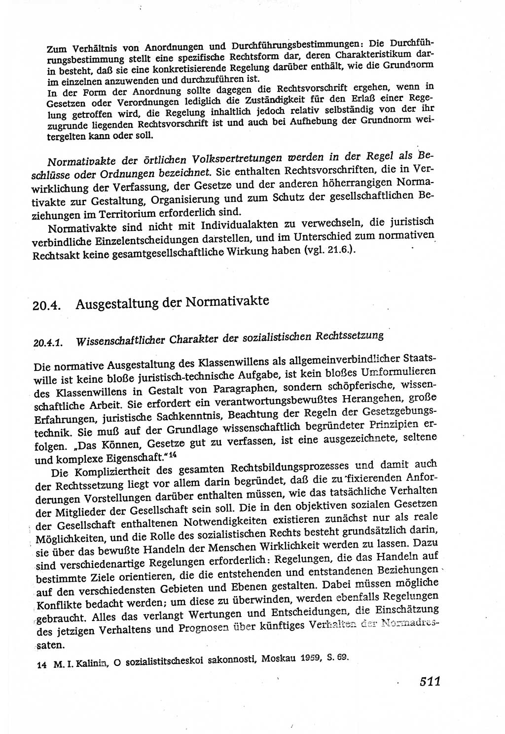 Marxistisch-leninistische (ML) Staats- und Rechtstheorie [Deutsche Demokratische Republik (DDR)], Lehrbuch 1980, Seite 511 (ML St.-R.-Th. DDR Lb. 1980, S. 511)