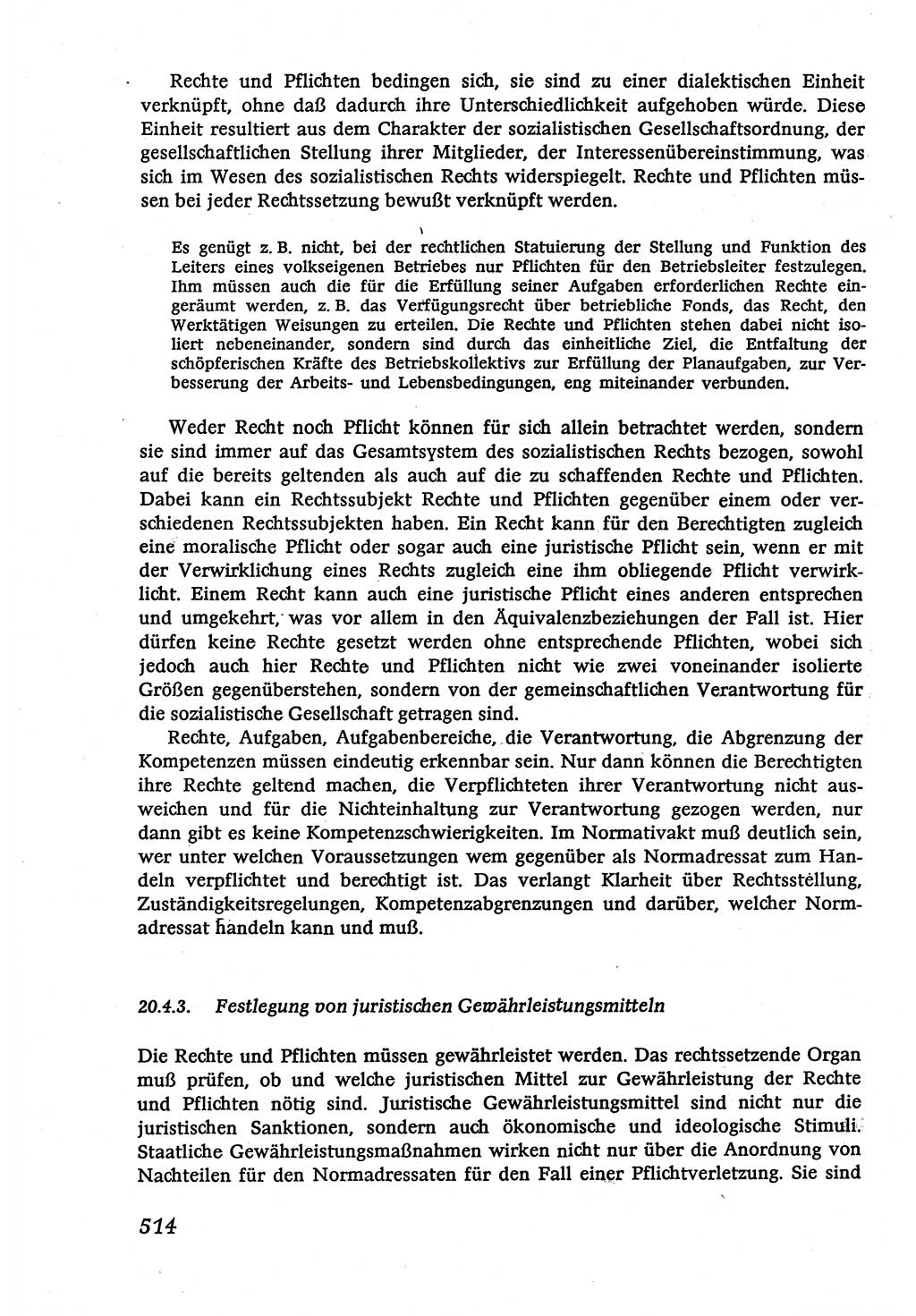 Marxistisch-leninistische (ML) Staats- und Rechtstheorie [Deutsche Demokratische Republik (DDR)], Lehrbuch 1980, Seite 514 (ML St.-R.-Th. DDR Lb. 1980, S. 514)