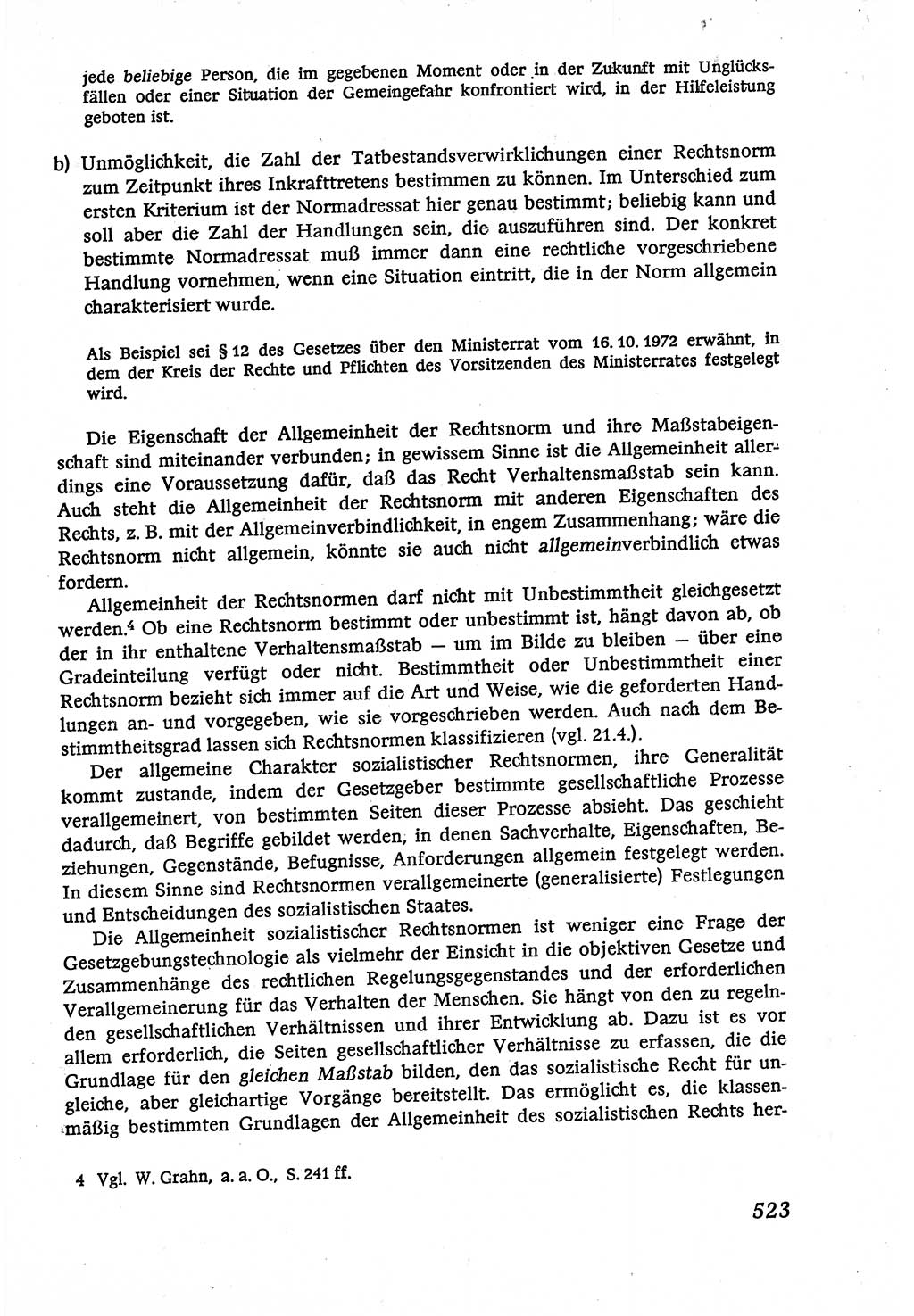 Marxistisch-leninistische (ML) Staats- und Rechtstheorie [Deutsche Demokratische Republik (DDR)], Lehrbuch 1980, Seite 523 (ML St.-R.-Th. DDR Lb. 1980, S. 523)