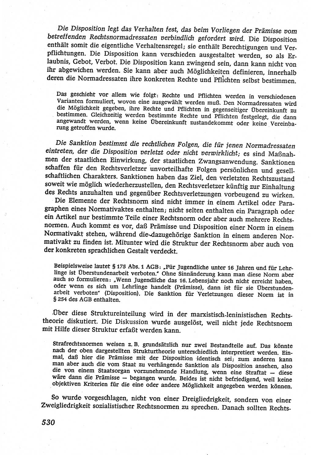 Marxistisch-leninistische (ML) Staats- und Rechtstheorie [Deutsche Demokratische Republik (DDR)], Lehrbuch 1980, Seite 530 (ML St.-R.-Th. DDR Lb. 1980, S. 530)