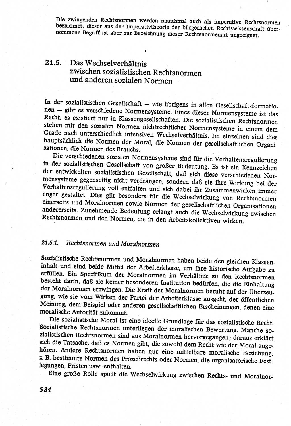 Marxistisch-leninistische (ML) Staats- und Rechtstheorie [Deutsche Demokratische Republik (DDR)], Lehrbuch 1980, Seite 534 (ML St.-R.-Th. DDR Lb. 1980, S. 534)