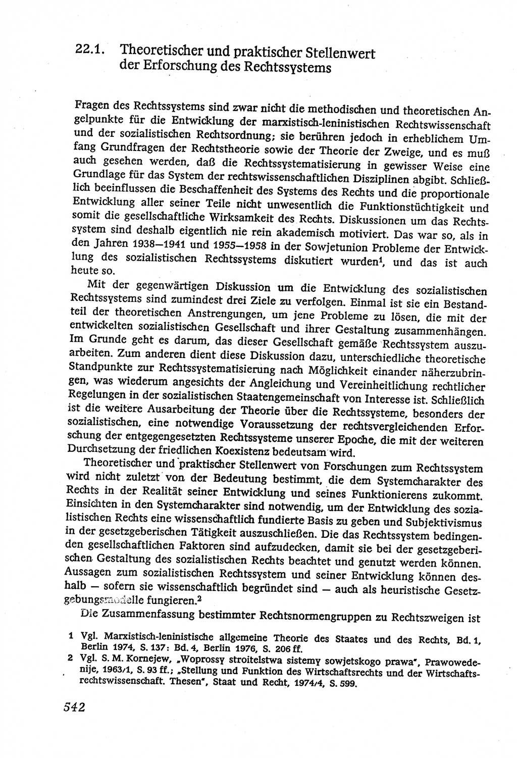 Marxistisch-leninistische (ML) Staats- und Rechtstheorie [Deutsche Demokratische Republik (DDR)], Lehrbuch 1980, Seite 542 (ML St.-R.-Th. DDR Lb. 1980, S. 542)