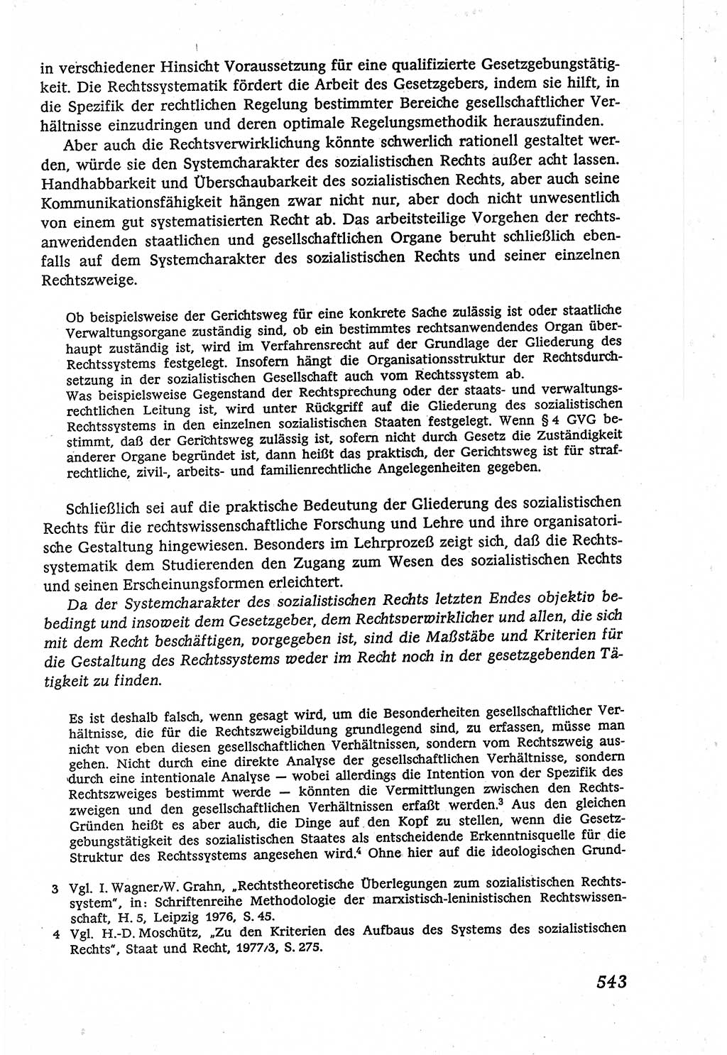 Marxistisch-leninistische (ML) Staats- und Rechtstheorie [Deutsche Demokratische Republik (DDR)], Lehrbuch 1980, Seite 543 (ML St.-R.-Th. DDR Lb. 1980, S. 543)