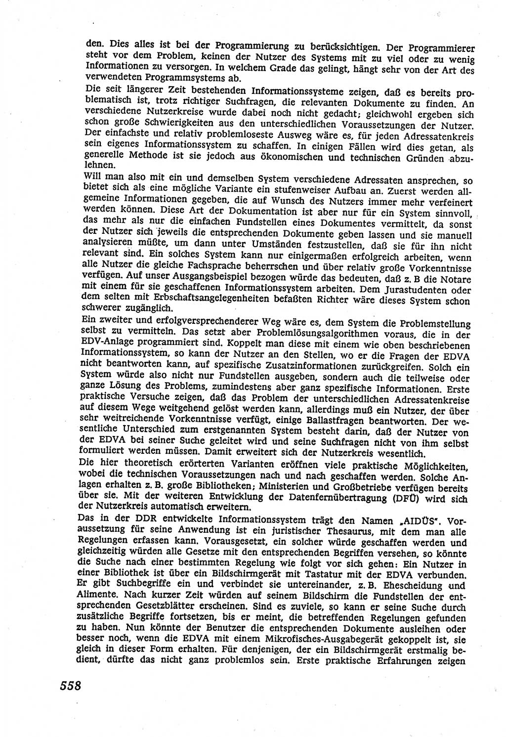 Marxistisch-leninistische (ML) Staats- und Rechtstheorie [Deutsche Demokratische Republik (DDR)], Lehrbuch 1980, Seite 558 (ML St.-R.-Th. DDR Lb. 1980, S. 558)